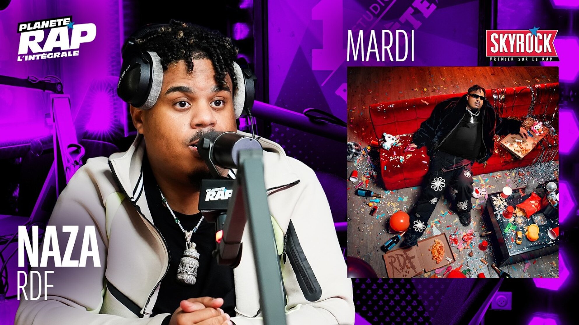 #PlanèteRap Naza "RDF" avec Gradur, Saaro, Mous-K, Nabyl & Fred Musa ! (2-5)