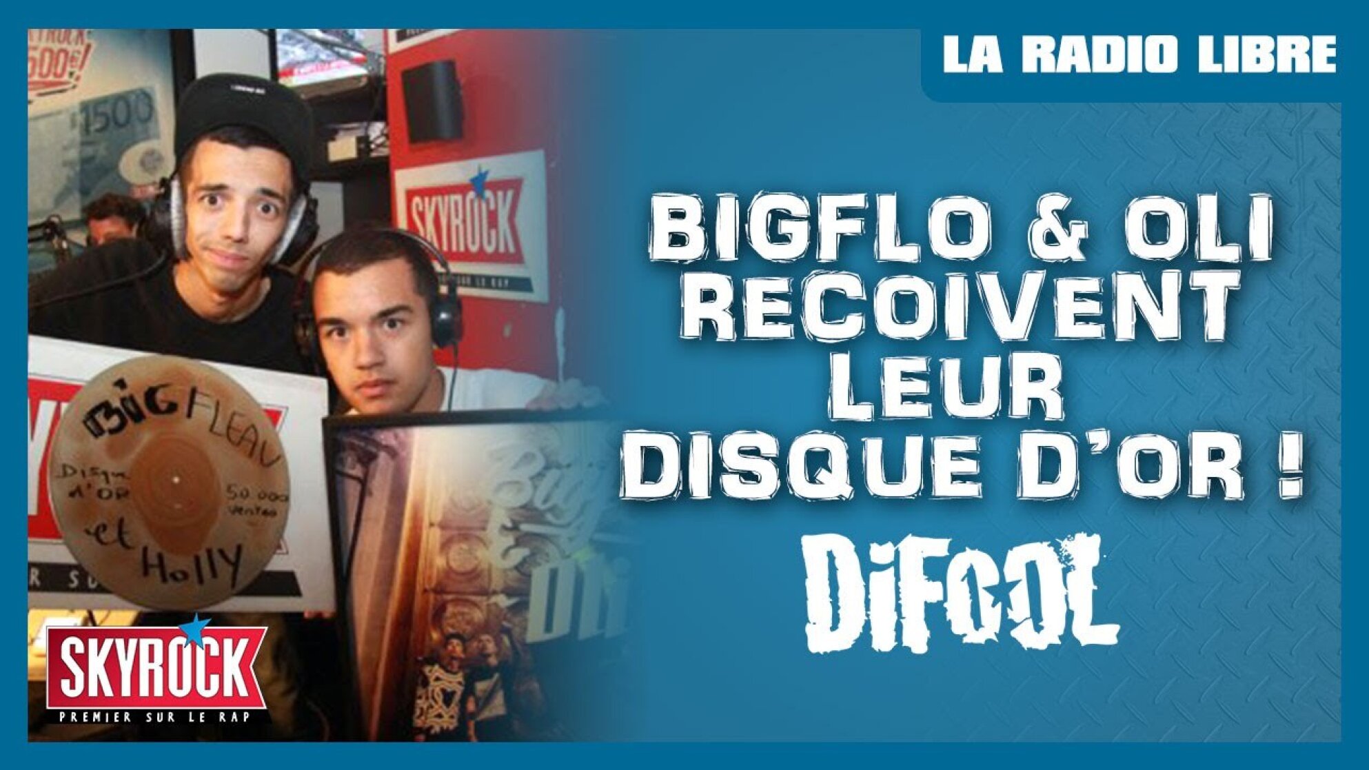 Bigflo & Oli reçoivent leur disque d'or dans La Radio Libre !