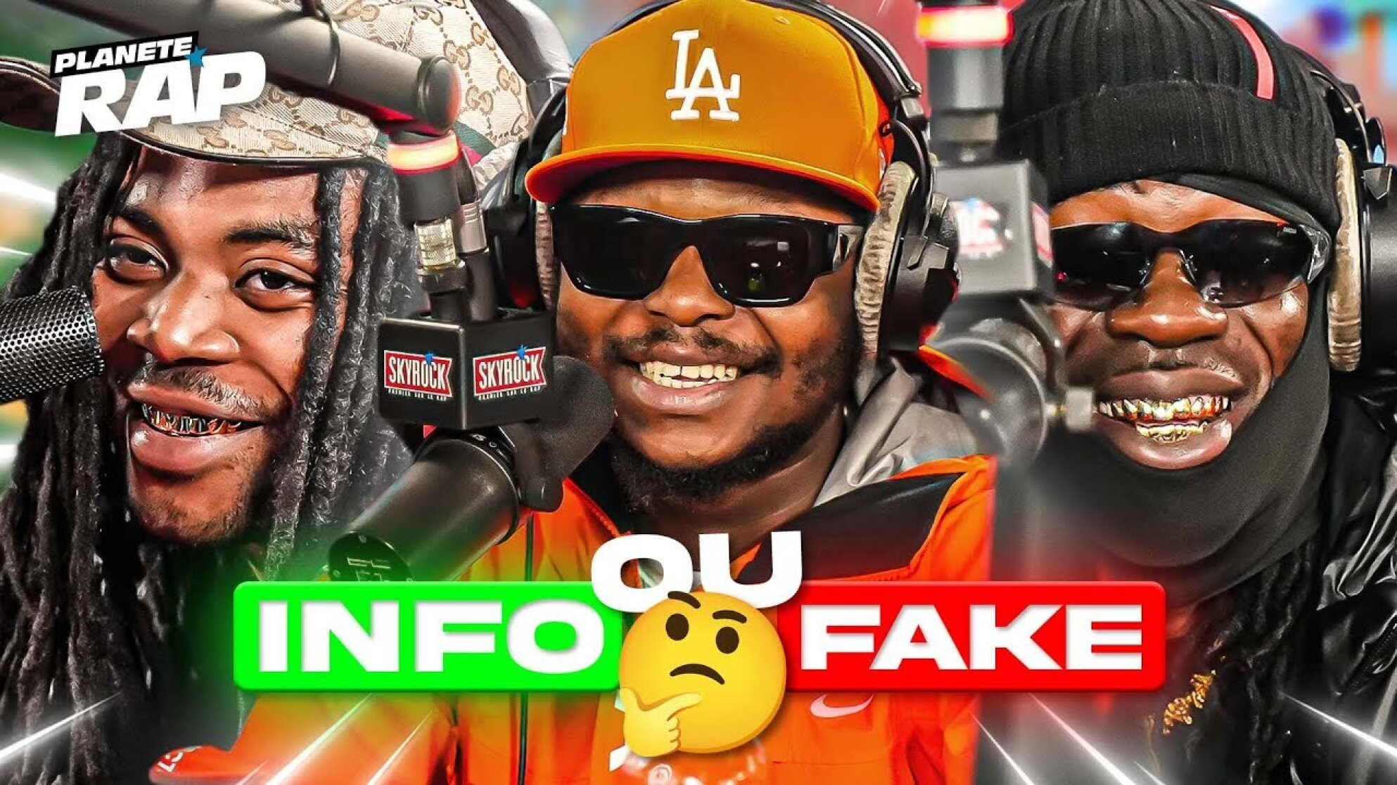 INFO OU FAKE ? (avec Leto, Gazo, Kepler & Level Santana) #PlanèteRap