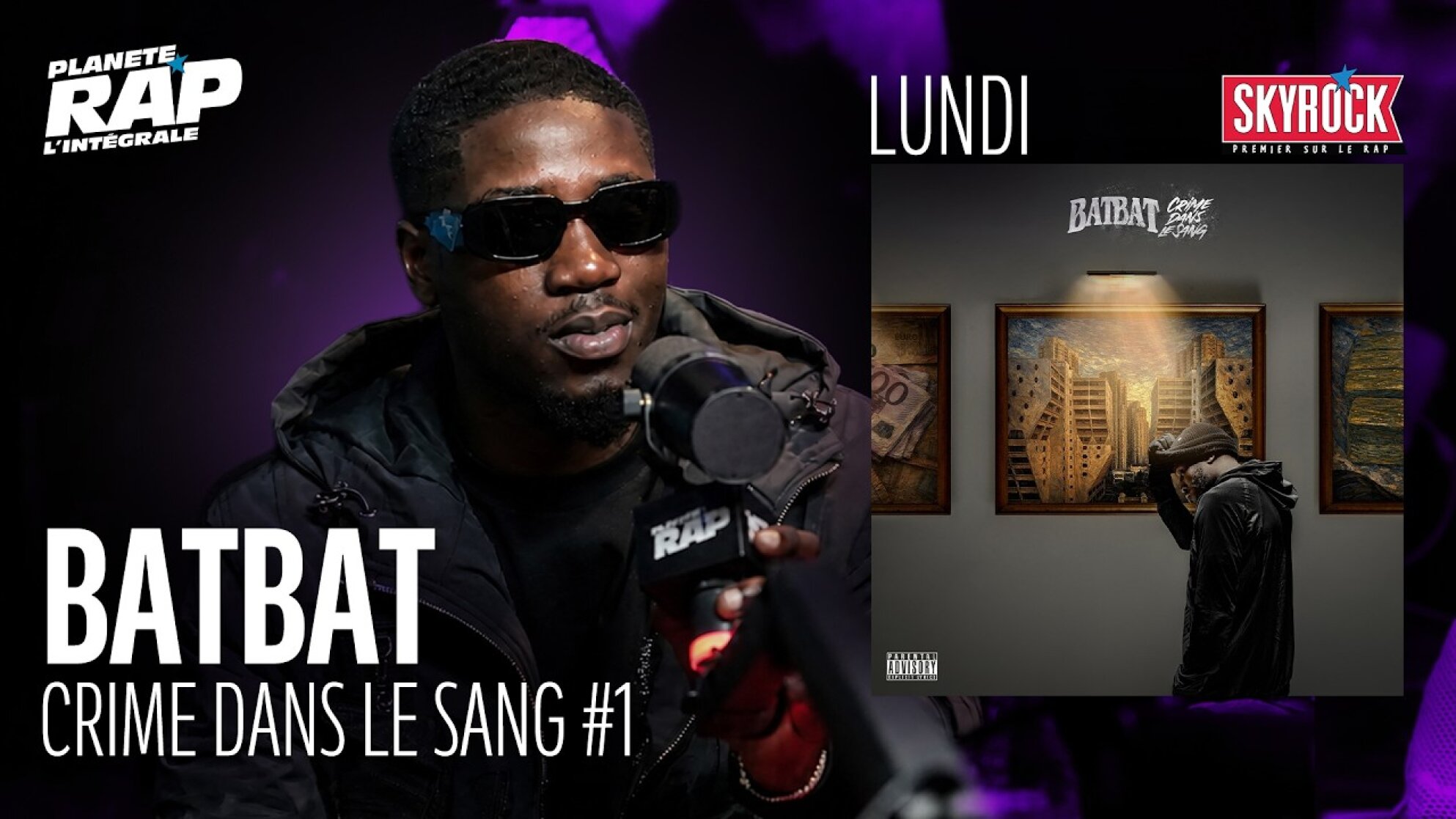 #PlanèteRap BatBat "Crime dans le sang" avec JRK 19, KLM, Fanx, VME, Skima, Iss & Fred Musa ! (1-5)