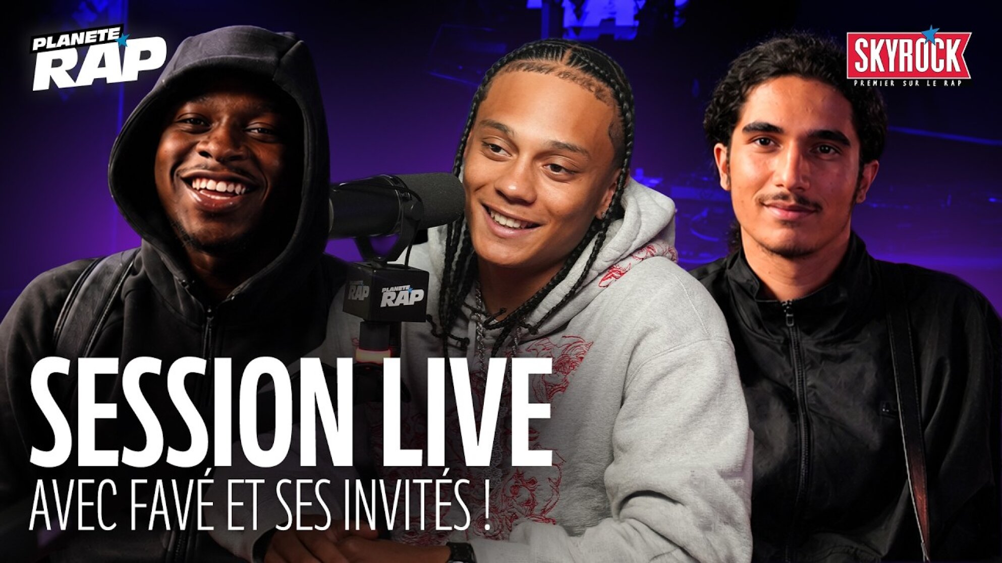 SESSION LIVE avec Favé, Tookie2beriz, Mufasa, Zé, Yoko & Nota ! #PlanèteRap