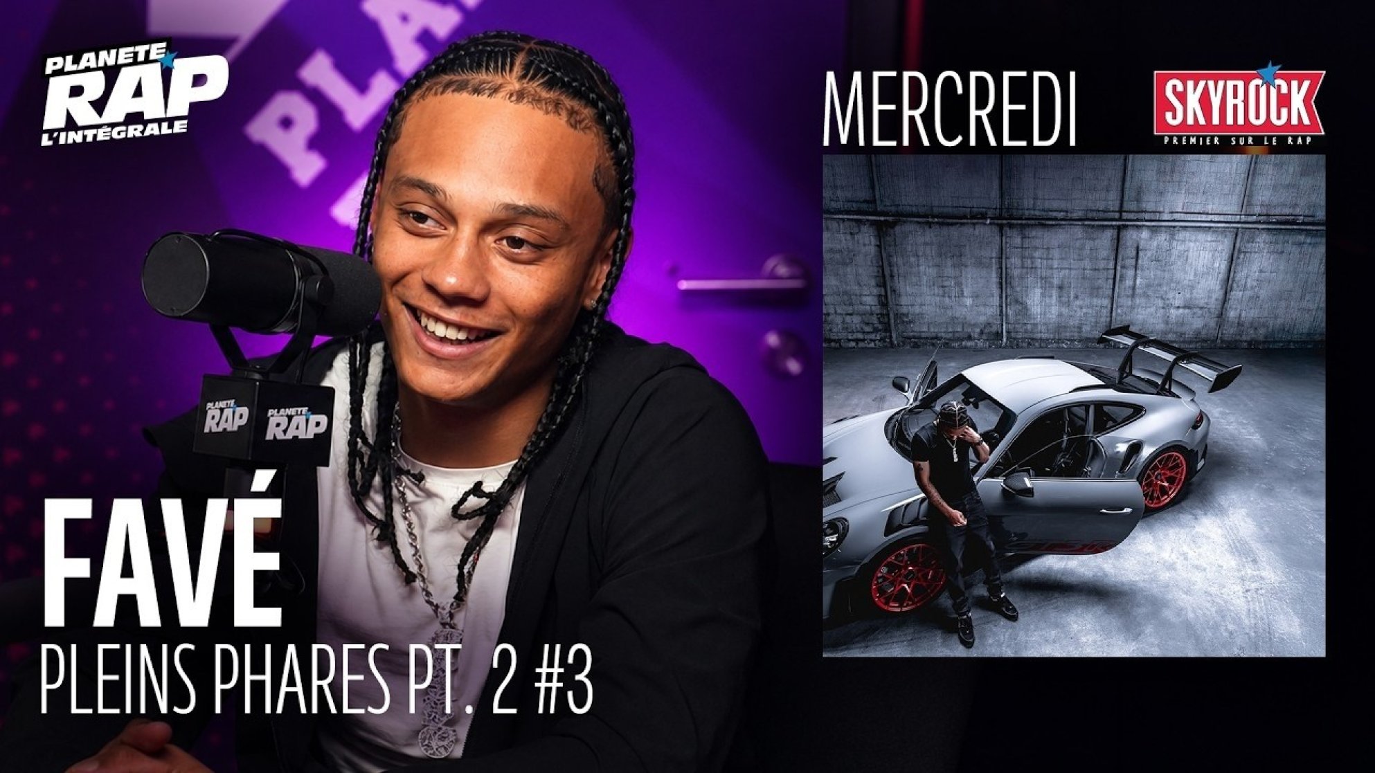#PlanèteRap Favé "Pleins phares pt. 2" avec Kerchak & Fred Musa ! (3-5)