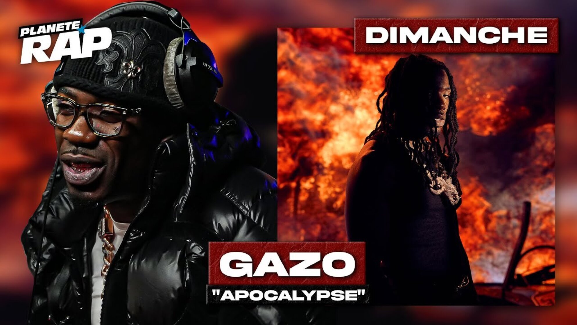 #PlanèteRap Gazo "Apocalypse" avec La Mano 1 9, Level Santana, Snooper, Chakal ... & Fred Musa