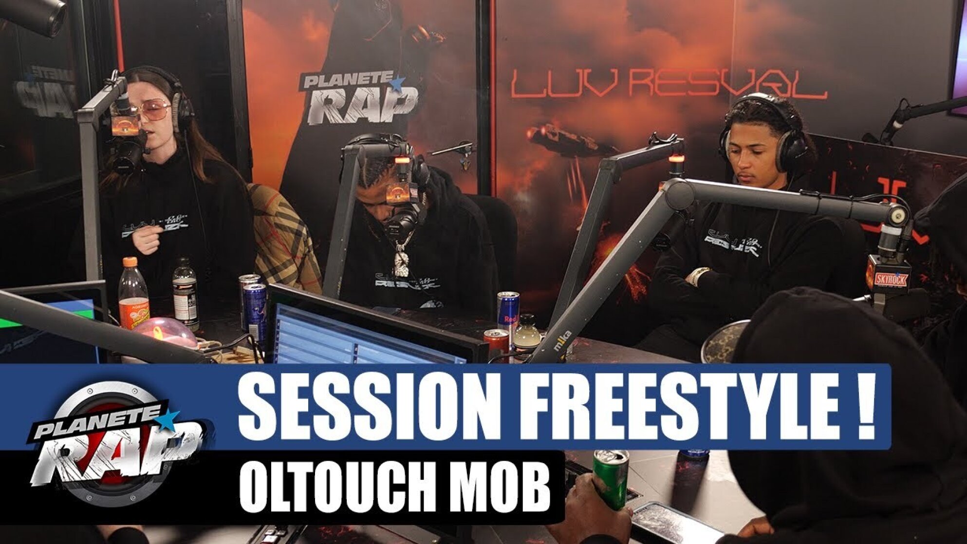 Luv Resval - Session freestyle "Oltouch Mob" avec Savage Toddy, Holly Evans, Mayo... #PlanèteRap