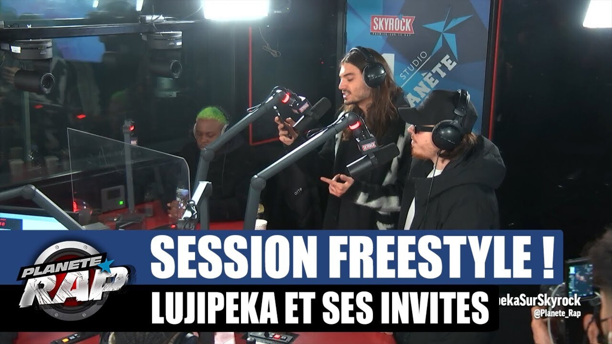 Lujipeka - Session freestyle avec Chanceko & DMS ! #PlanèteRap