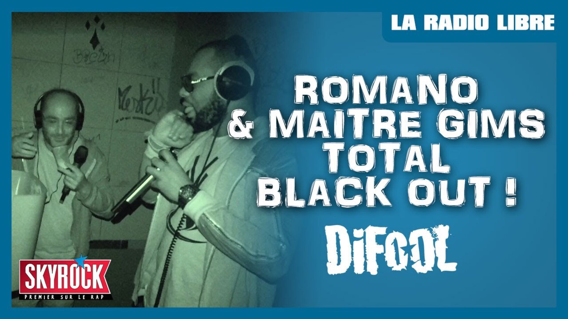 Maître Gims & Romano en mode Total Blackout - la Radio Libre