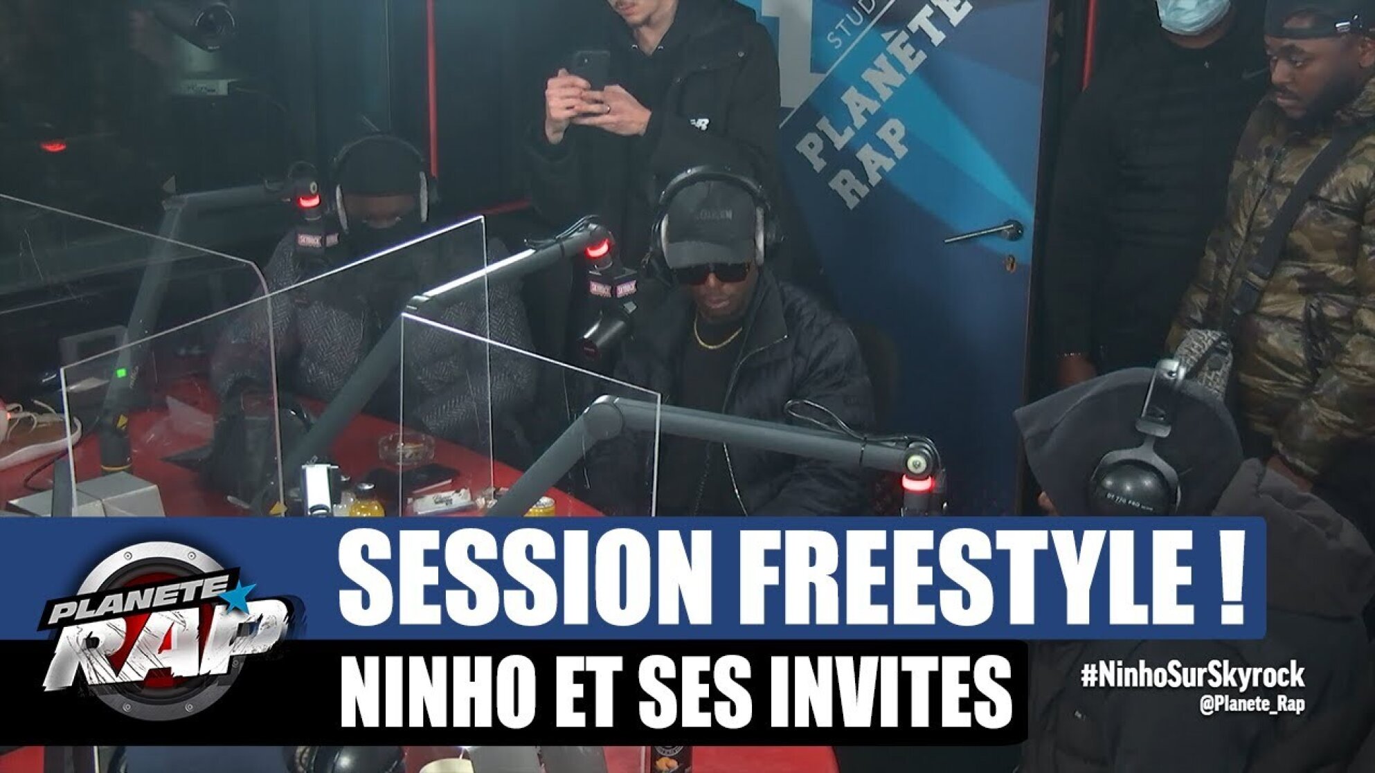 Ninho - Session freestyle avec Blasko, Kingzer & BLK140 ! #PlanèteRap