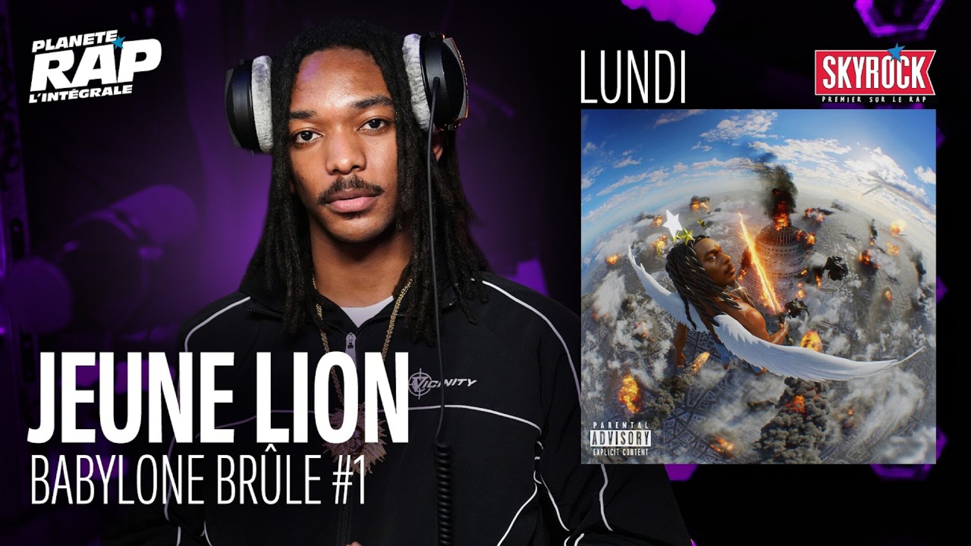 #PlanèteRap Jeune Lion "BABYLONE BRÛLE" avec Lalie, Kei & Fred Musa ! (1-5)