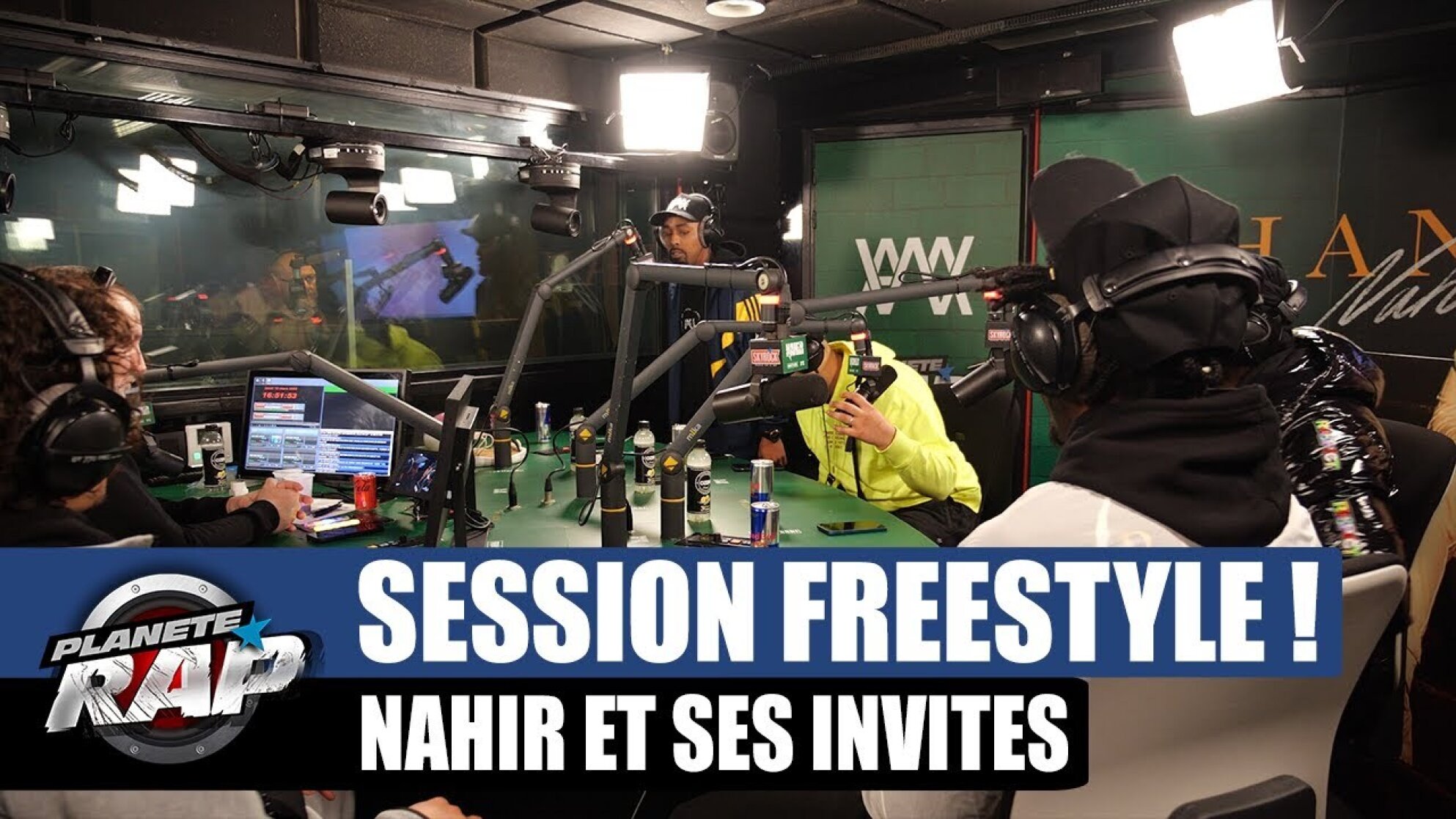 Nahir - Session freestyle avec Key Largo, Mougli, Nini Mess, 4C, B2, BRD, Maguelon... #PlanèteRap