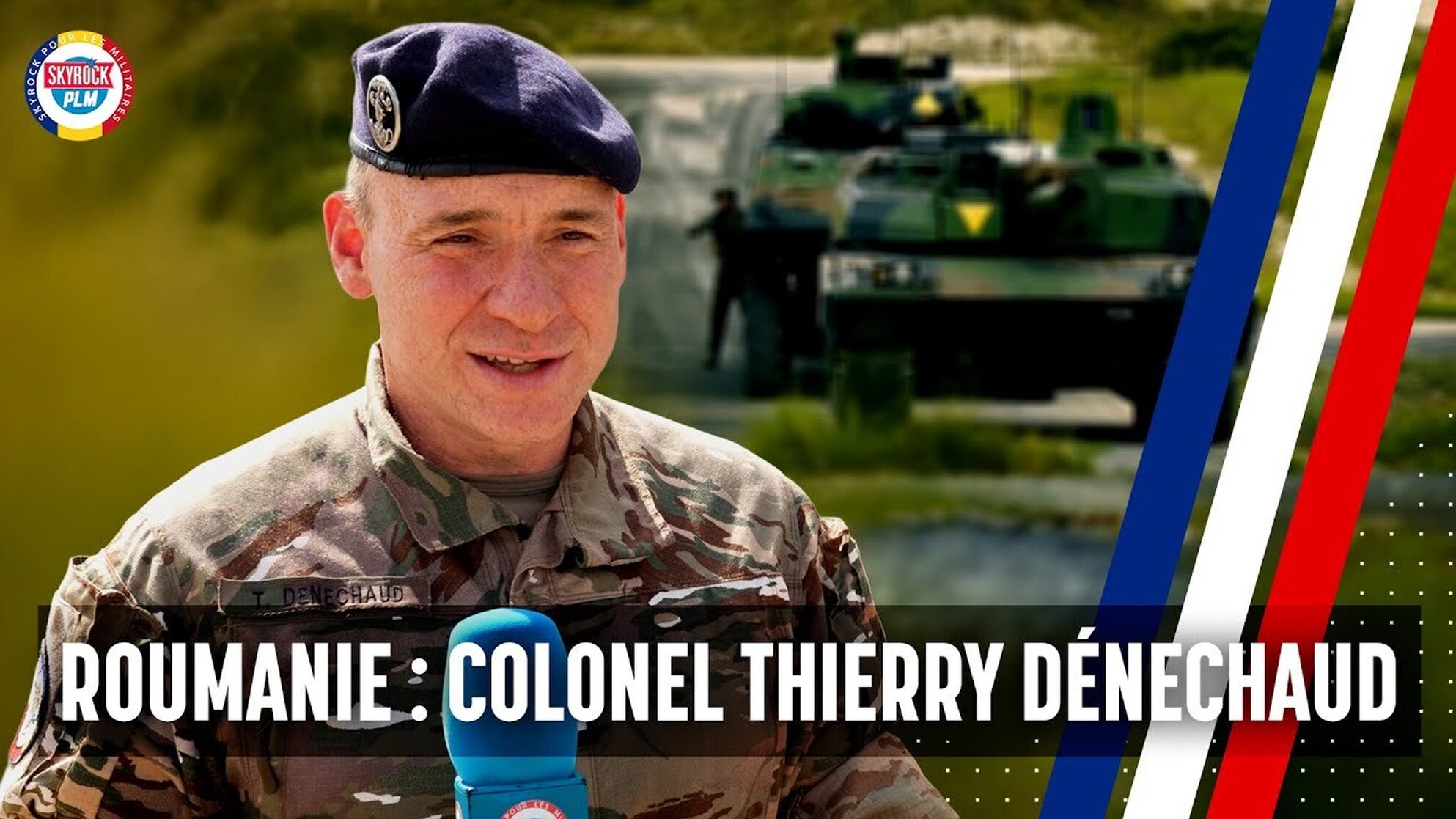 Roumanie 2/16 – Colonel Thierry Denechaud, commandant du bataillon multinational de l’OTAN