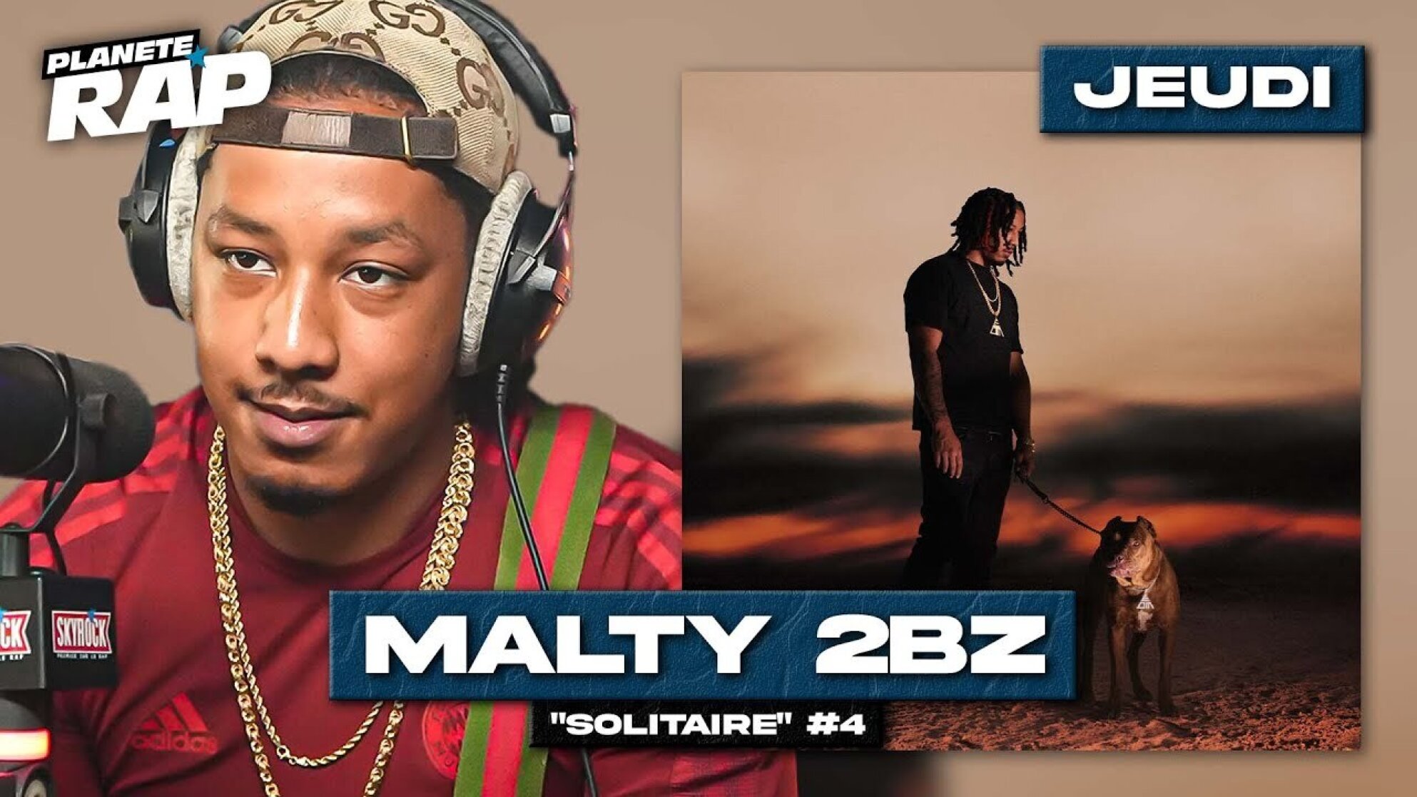 #PlanèteRap Malty 2BZ "Solitaire" avec Dadi, A2Z, Tisco, XXXX, Crocoo & Fred Musa ! (4/5)