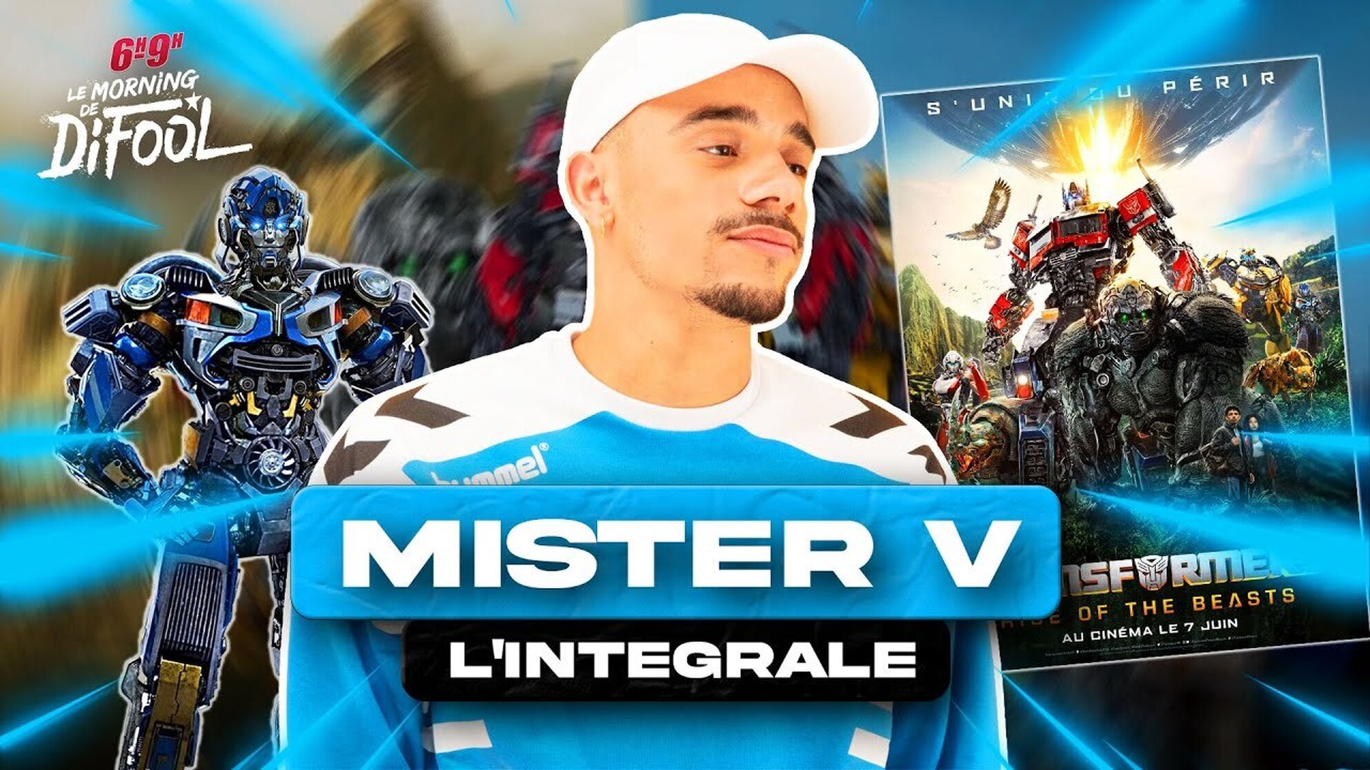 Mister V : Le film Transformers, le blind test, sa meilleure vidéo...#MorningDeDifool