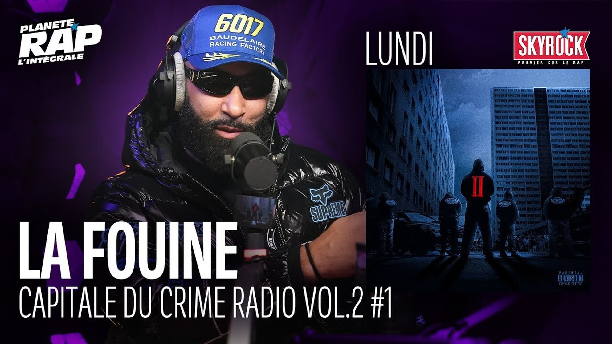 #PlanèteRap La Fouine "Capitale Du Crime Radio Vol.2" avec Guizmo, Timar... & Fred Musa ! (1-5)