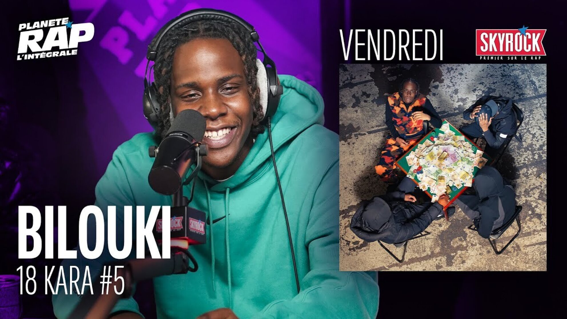 #PlanèteRap Bilouki "18 Kara" avec AMK, MLK du 9, Timoun, Konieur, DLVV, KTS...& Fred Musa ! (5-5)
