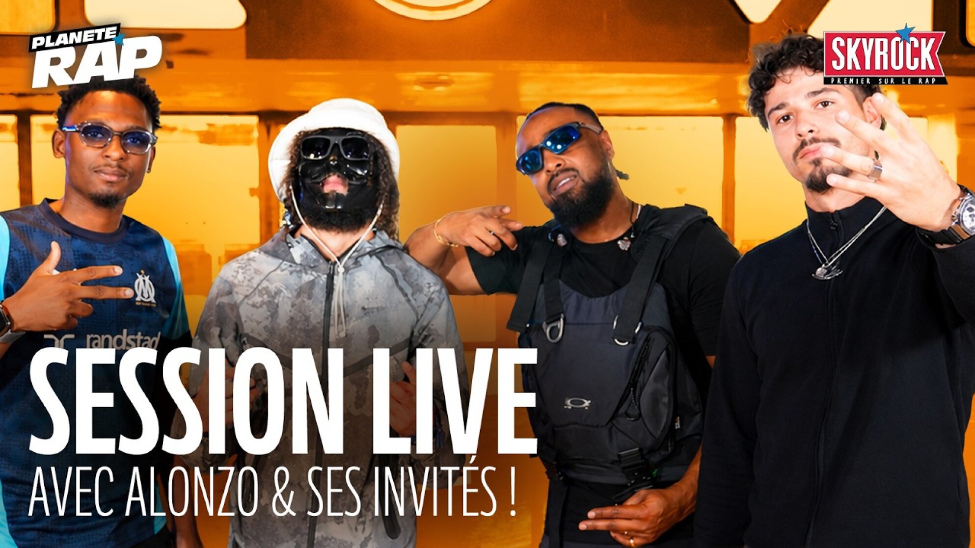 SESSION LIVE avec Alonzo, TK, Houz & Typhee #PlanèteRap