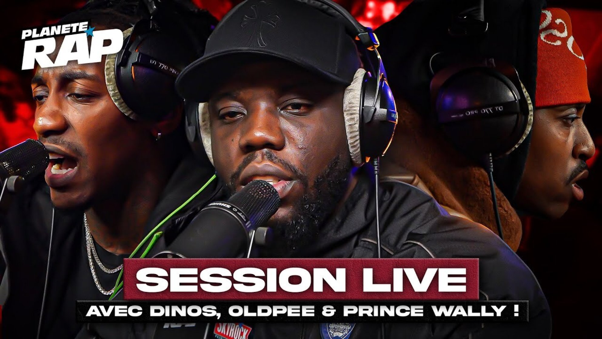 SESSION LIVE avec Dinos, Oldpee & Prince Waly ! #PlanèteRap