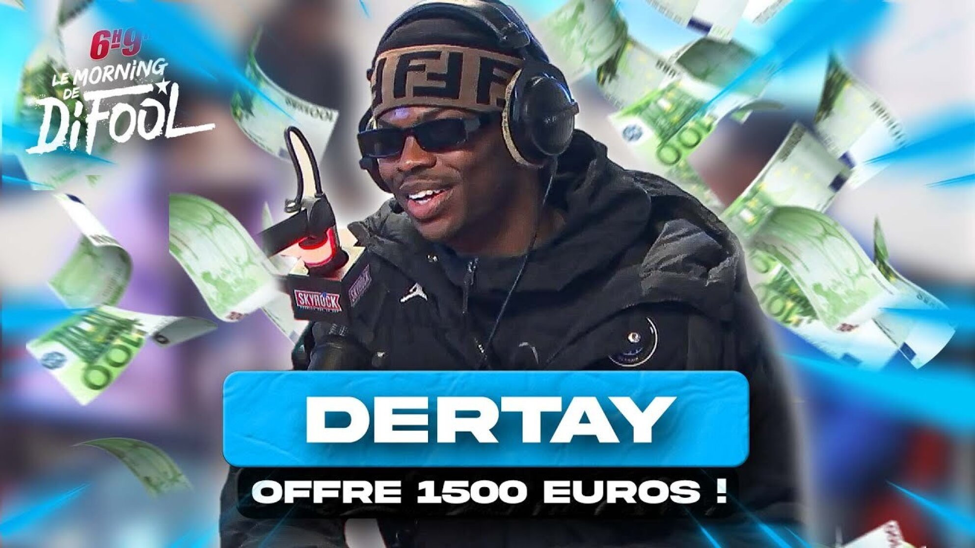 Dertay offre 1500€ à un auditeur ! #MorningDeDifool