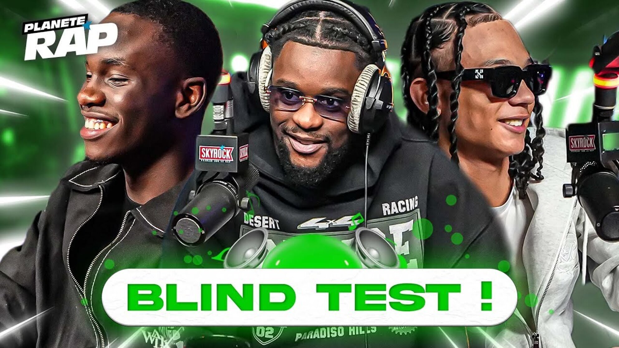 BLIND TEST ! (avec Guy2Bezbar, Favé, Mayo, Saamou Skuu, Jungeli & Fred Musa) #PlanèteRap