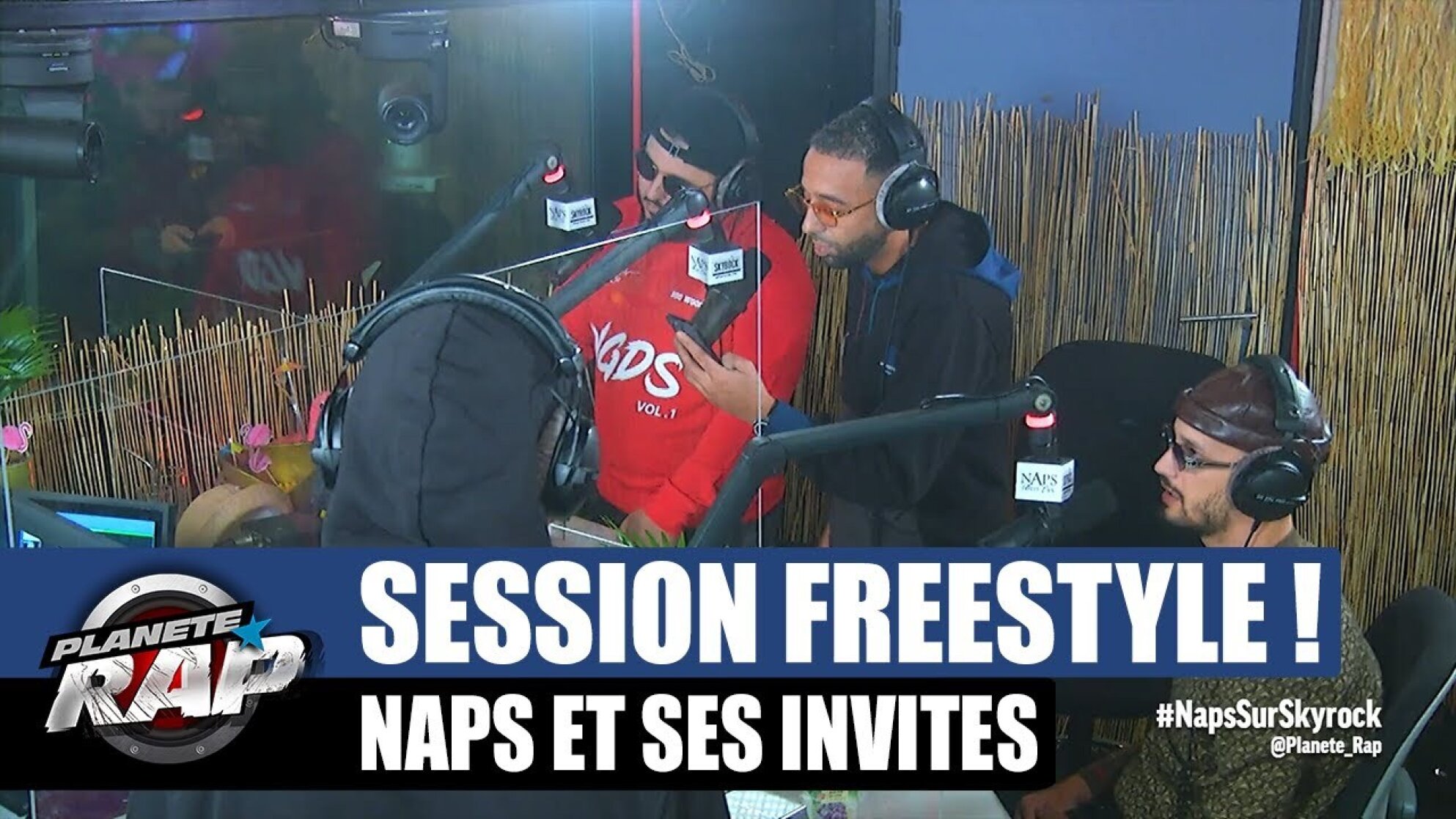 Naps - Session freestyle avec Fresh La Douille & Grizzly ! #PlanèteRap