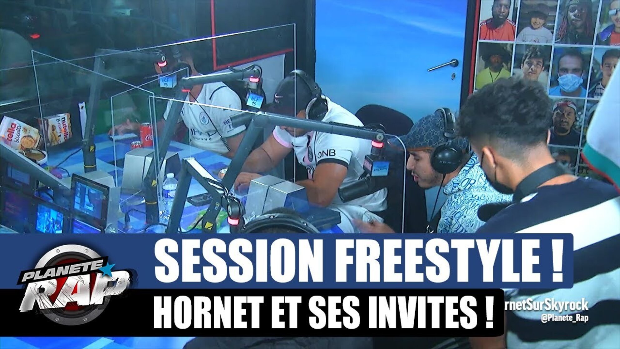 Hornet La Frappe - Session Freestyle avec Uzi, Niaks & La Plaie ! #PlanèteRap