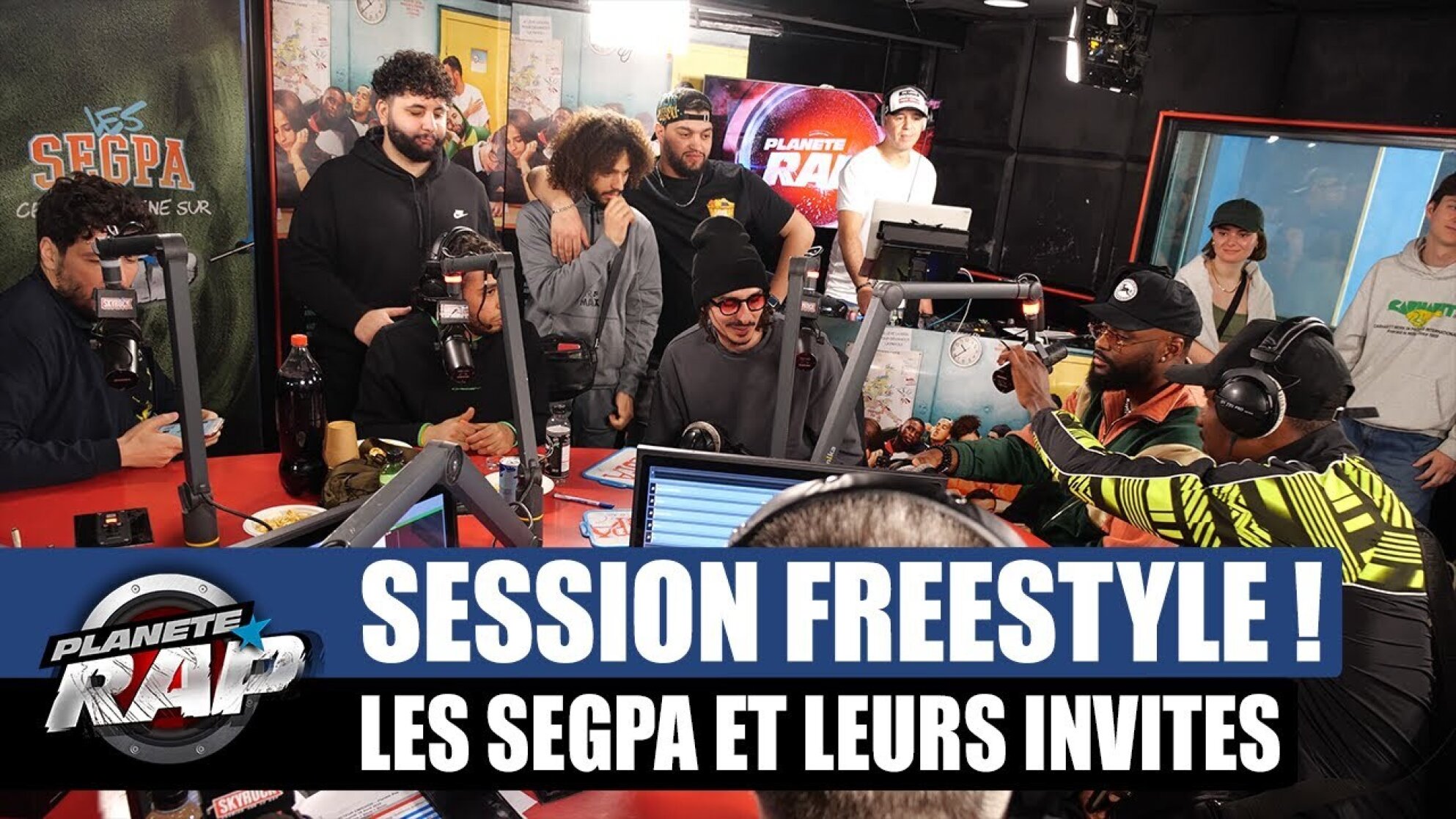 Les Segpa - Session freestyle avec Hiro, Biron & Bené6t ! #PlanèteRap