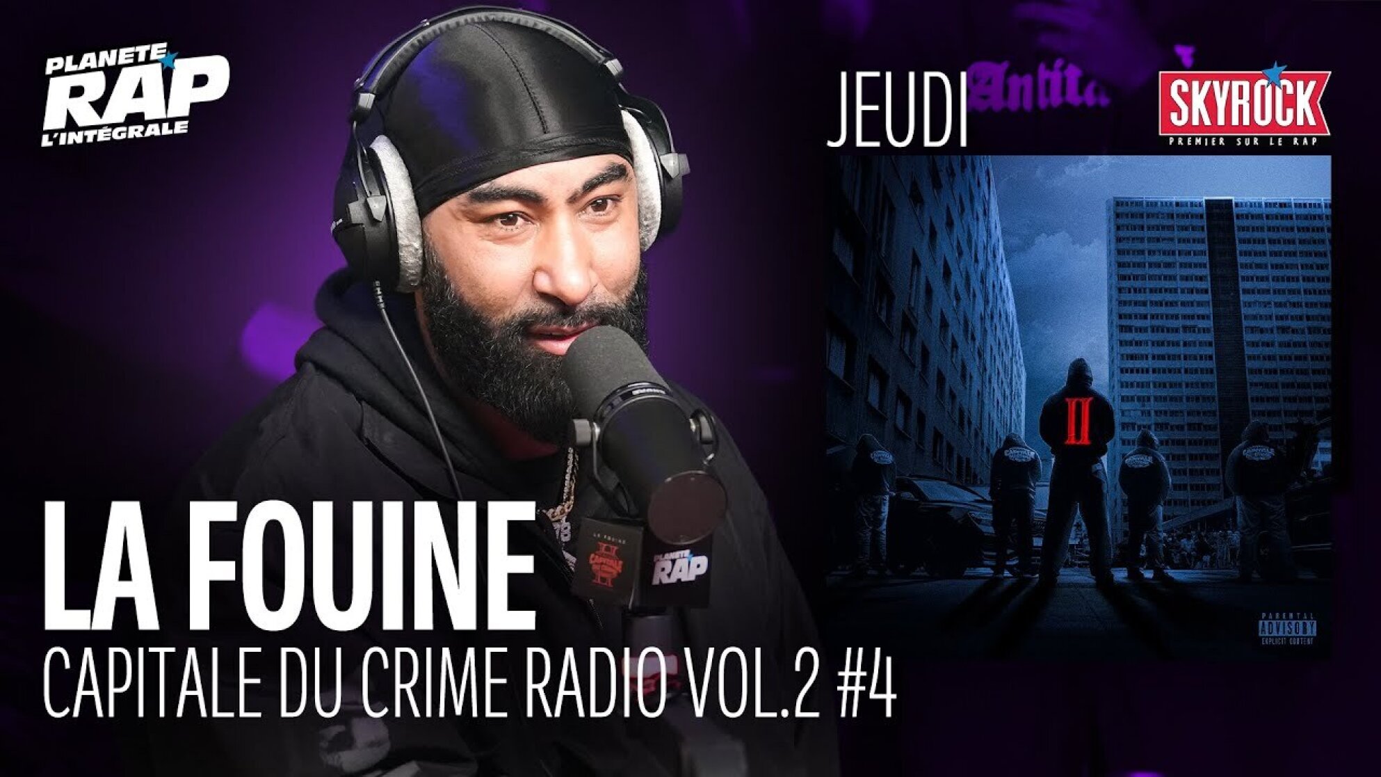 #PlanèteRap La Fouine "Capitale Du Crime Radio Vol.2" avec Green Money, Tezz...& Fred Musa ! (4-5)
