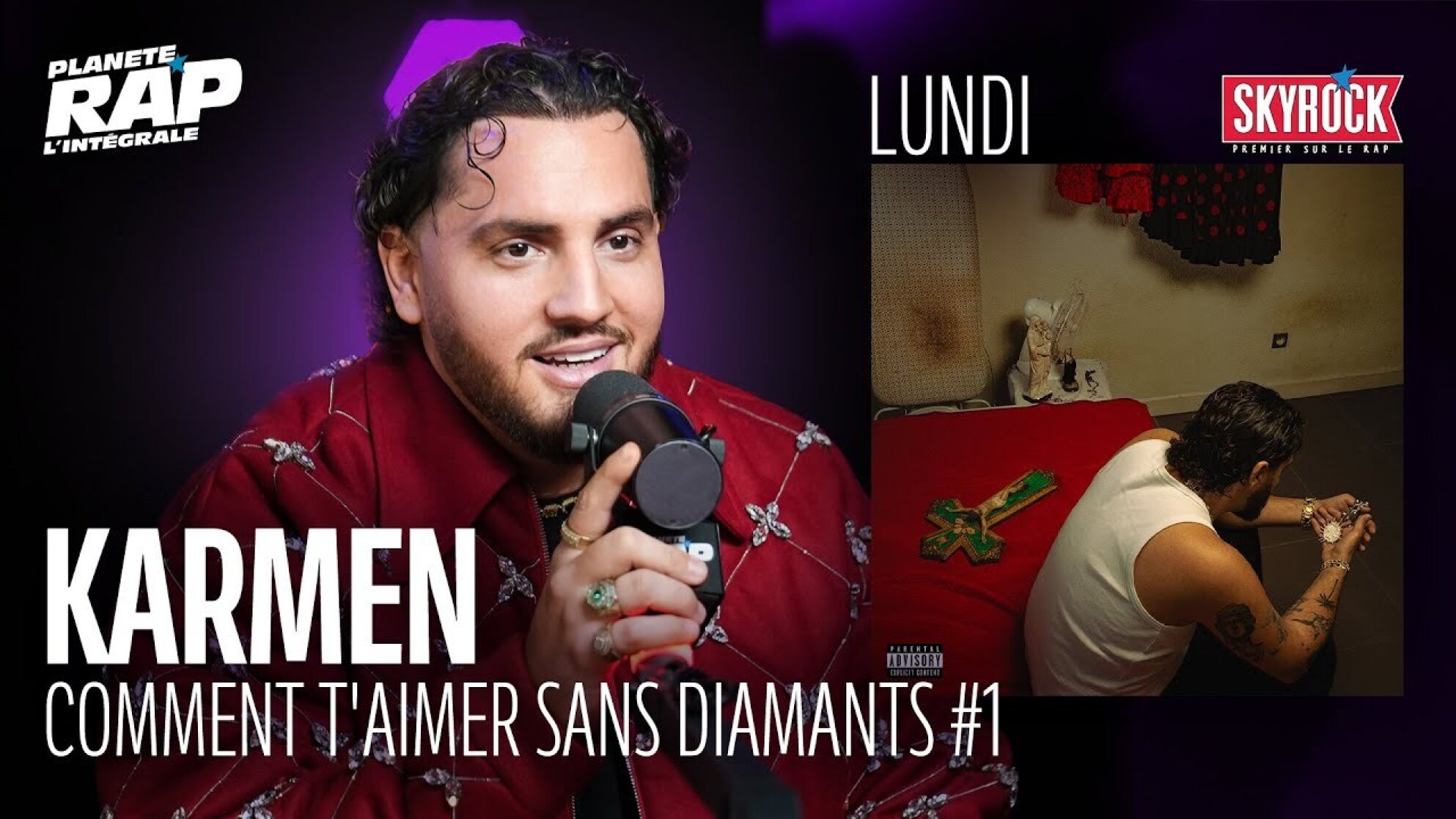 #PlanèteRap Karmen "Comment T'aimer Sans Diamants ?" avec Danyl & Fred Musa ! (1-5)