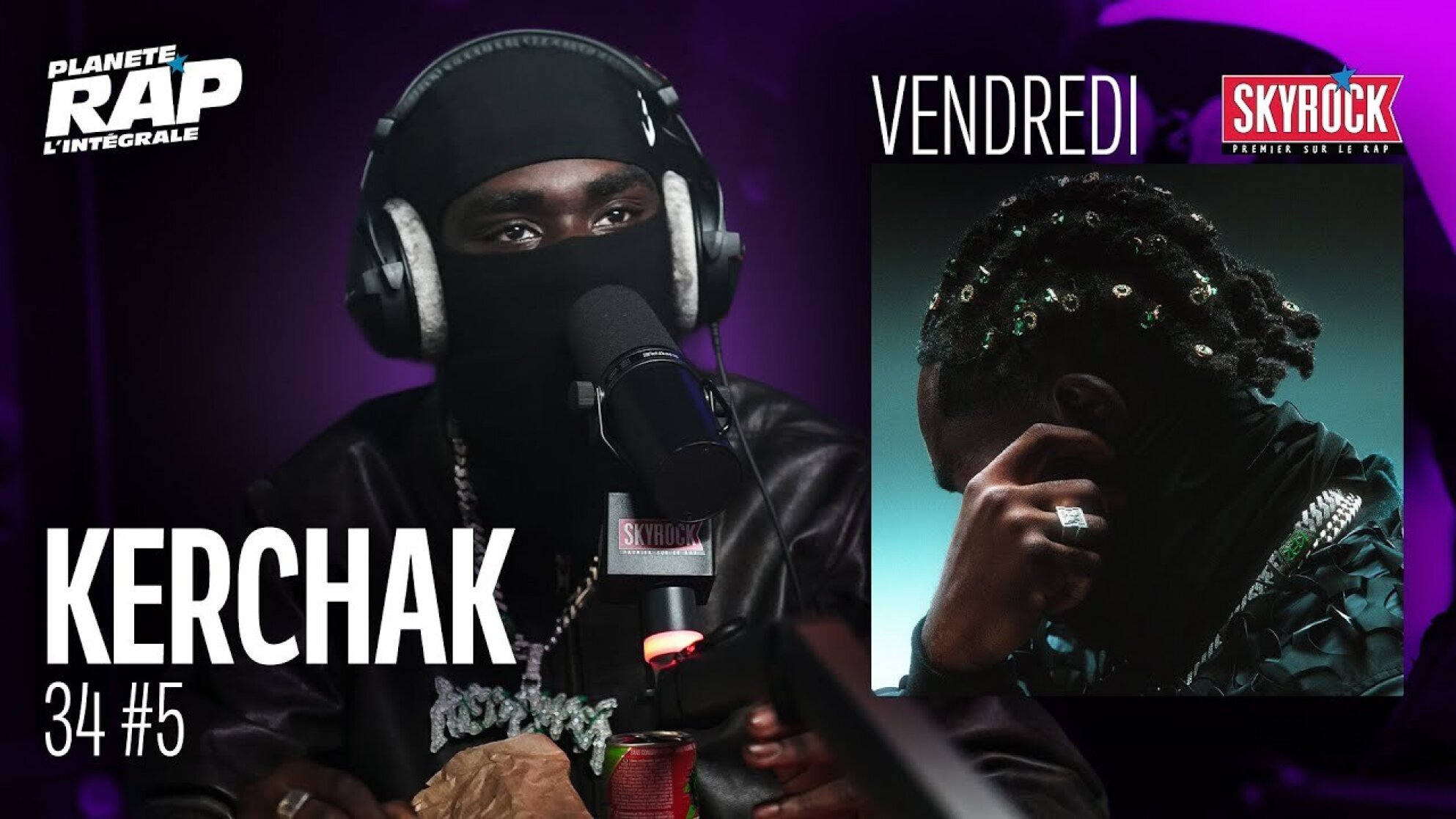 #PlanèteRap Kerchak "34" avec Favé, Elgrandetoto, Gambi, Rnboi... & Fred Musa ! (5-5)