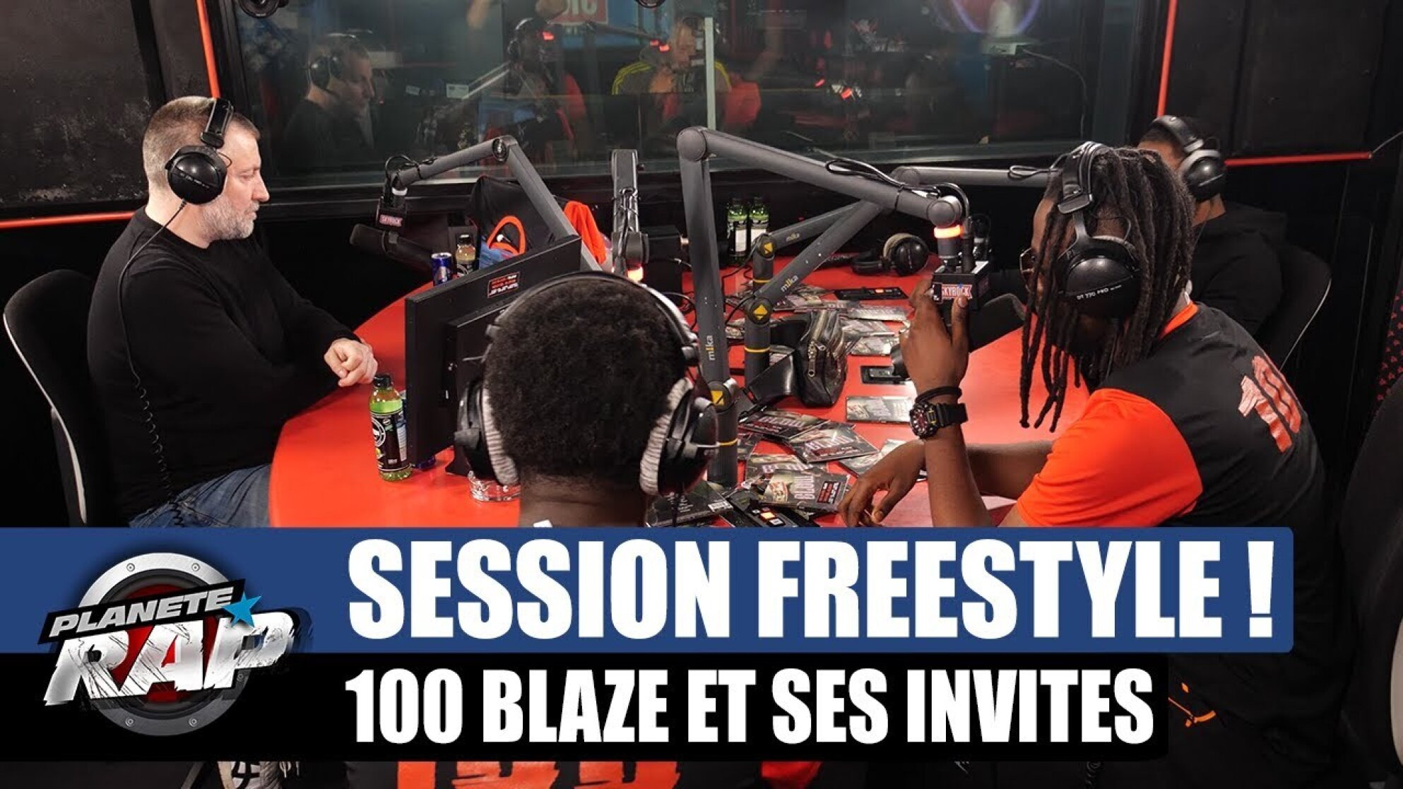 100 Blaze - Session freestyle avec Drasko & Dinga ! #PlanèteRap