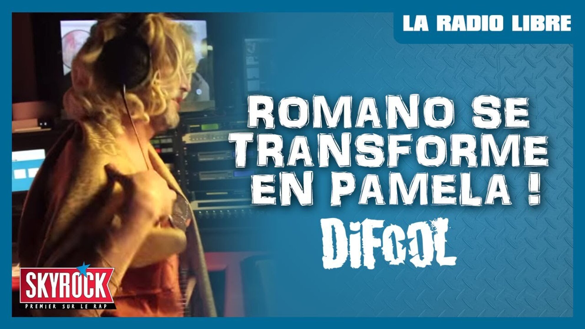 Romano se transforme en Pamela #LaRadioLibre
