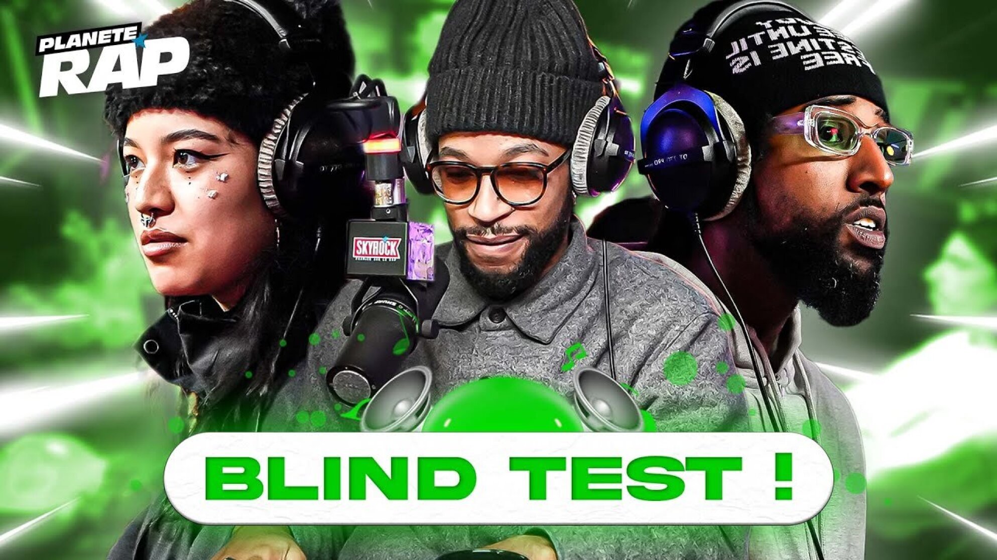BLIND TEST ! (avec Krisy, Sheng, Beeby & Fred Musa) #PlanèteRap