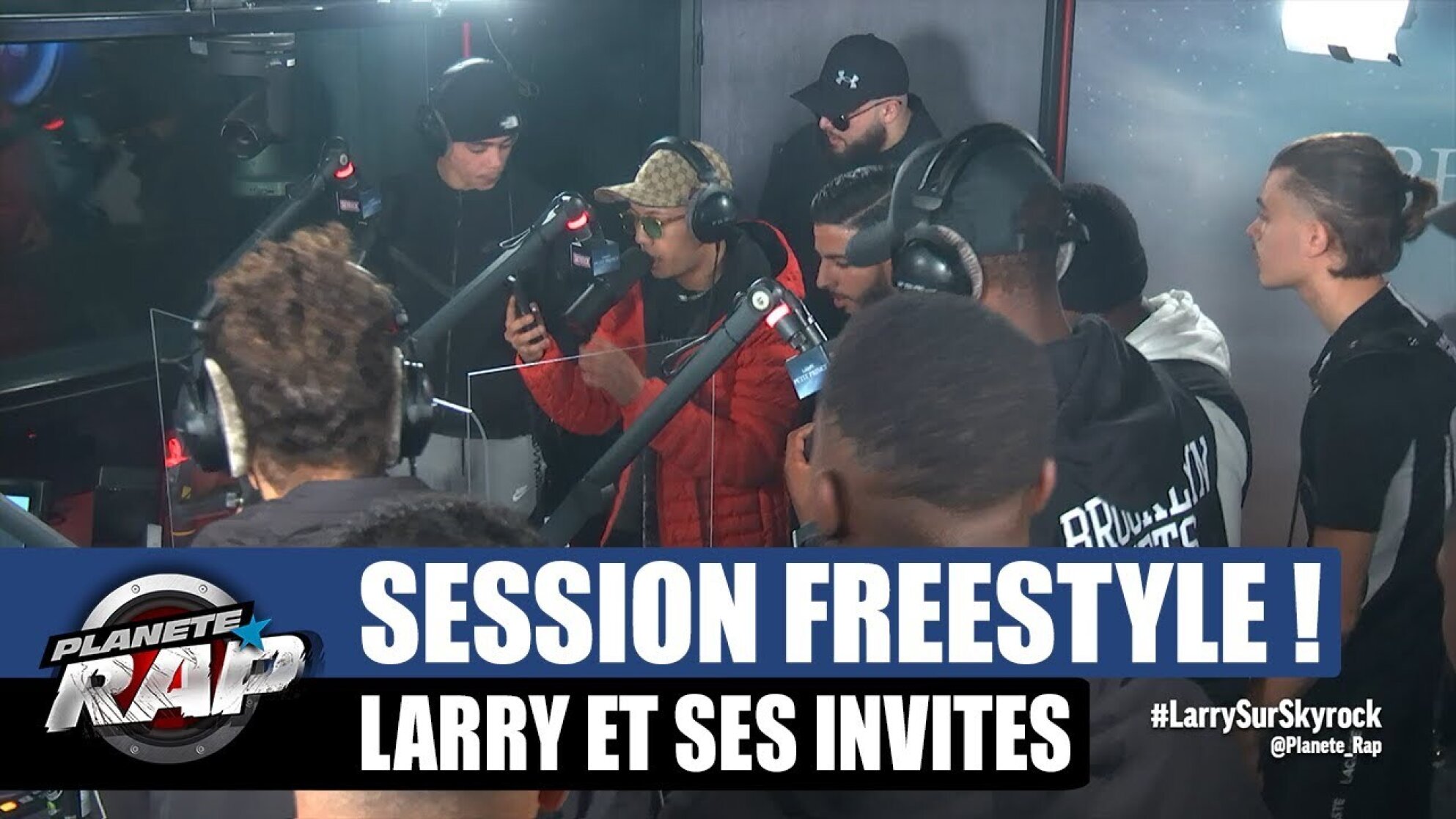 Larry - Session freestyle avec La Peee, Bizyboy & Beuhsom ! #PlanèteRap