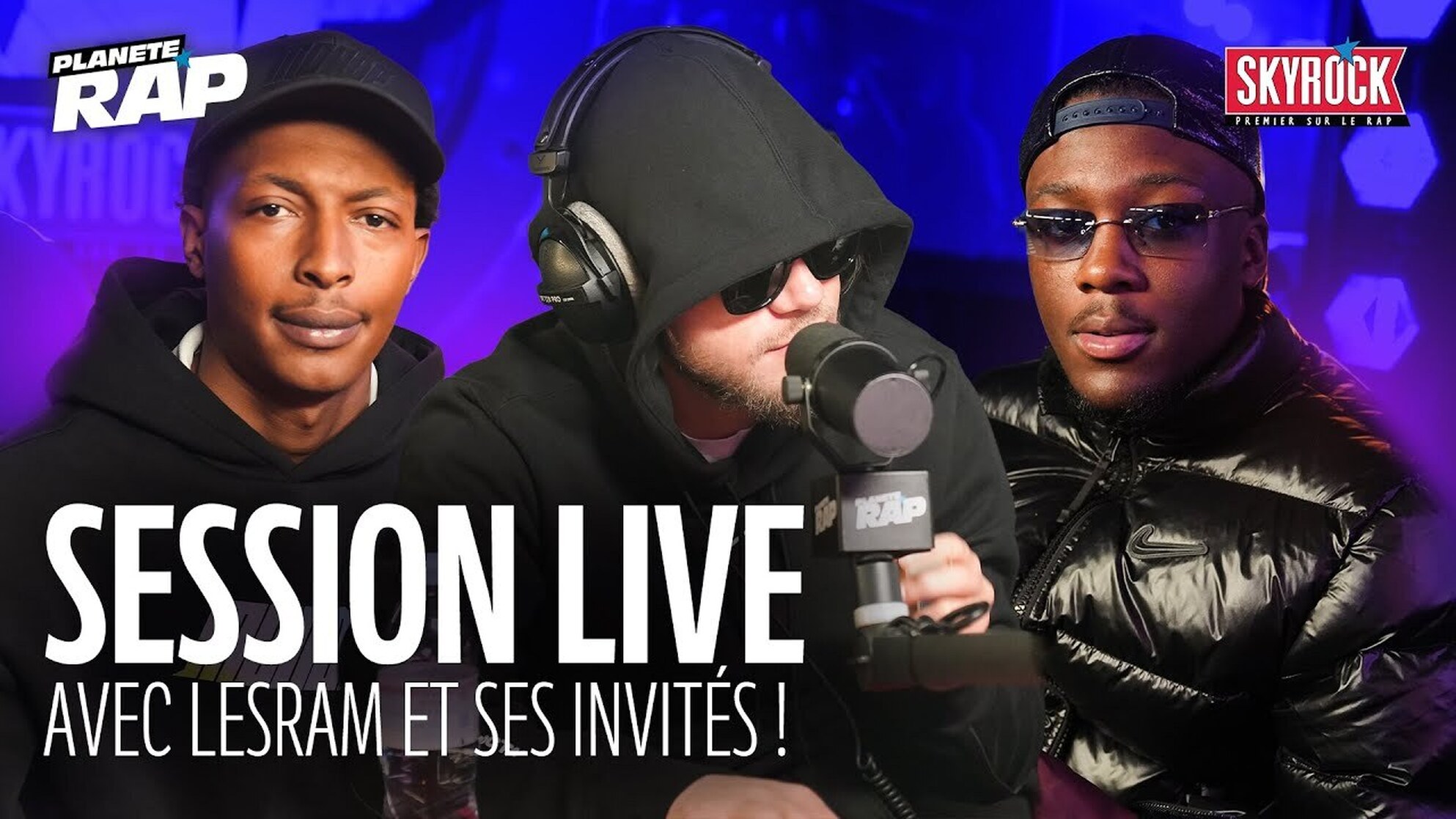 SESSION LIVE avec Lesram, RDN, Hiitch, Lagui et Dibaï ! #PlanèteRap