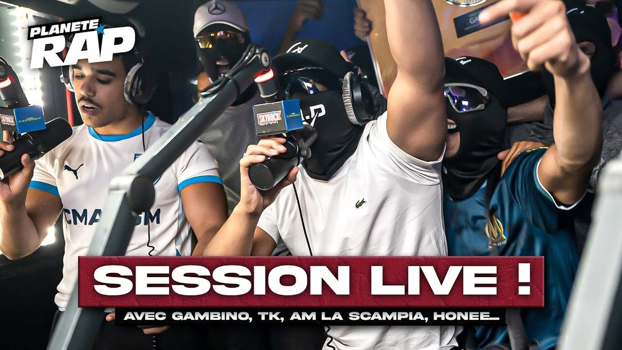SESSION FREESTYLE avec Gambino, TK, AM La Scampia, Moha Dpsp, Honee & Miklo ! #PlanèteRap
