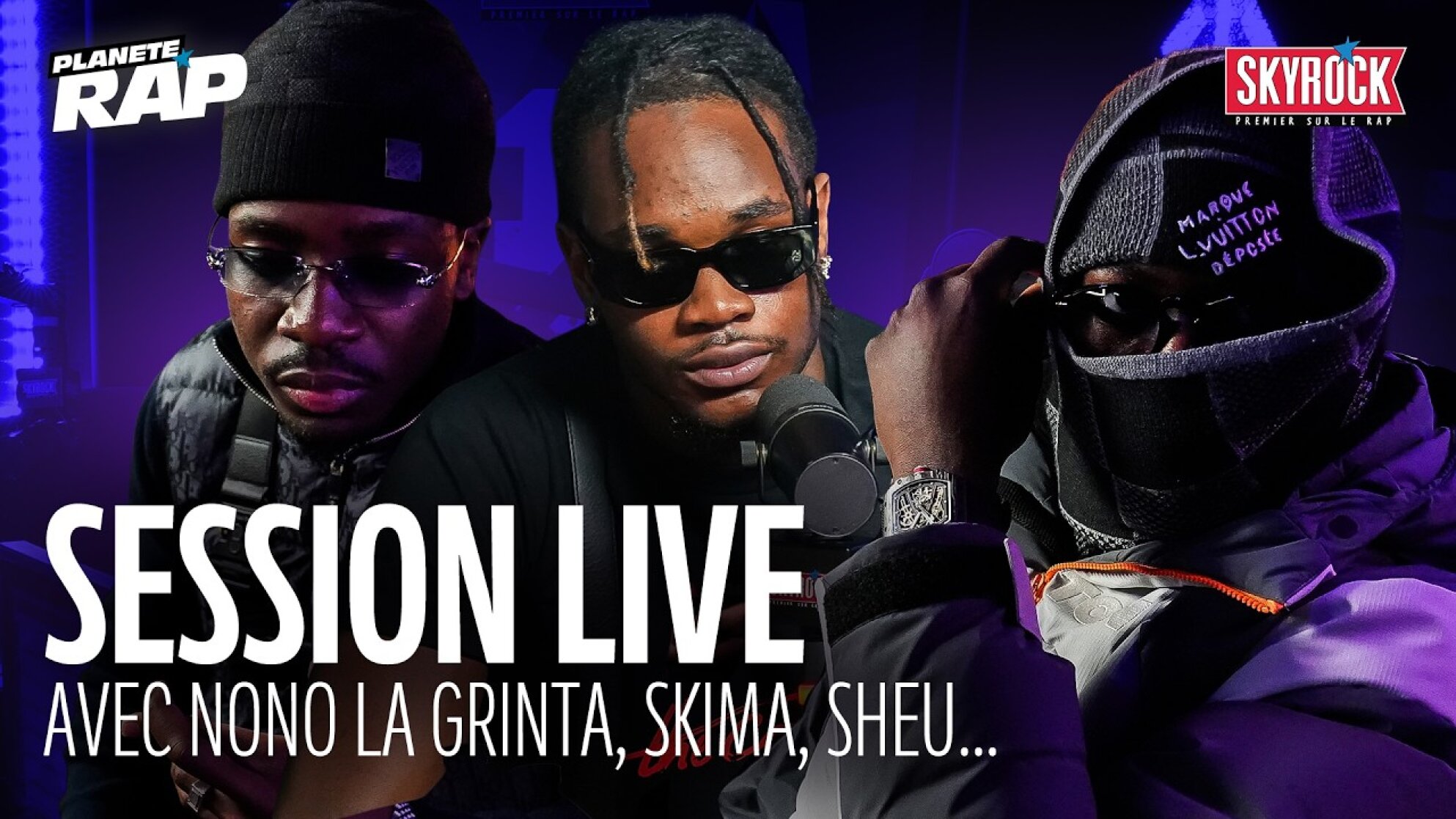 SESSION LIVE avec Nono la Grinta, Sheu, OG Plugging, Bedry, Sibenga & SKIMA ! #PlanèteRap