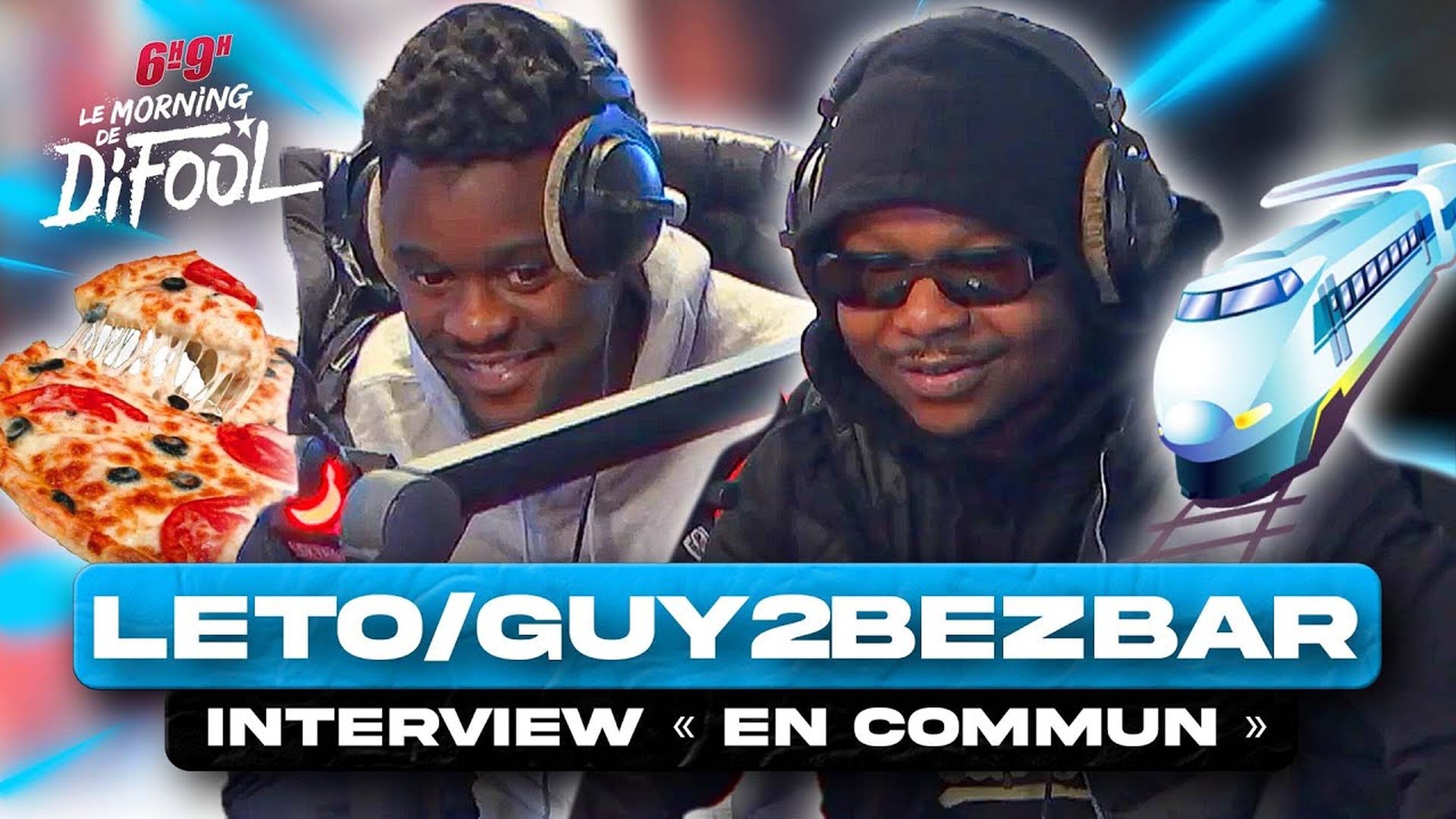 Leto & Guy2Bezbar en pleine forme dans le Morning de Difool ! 