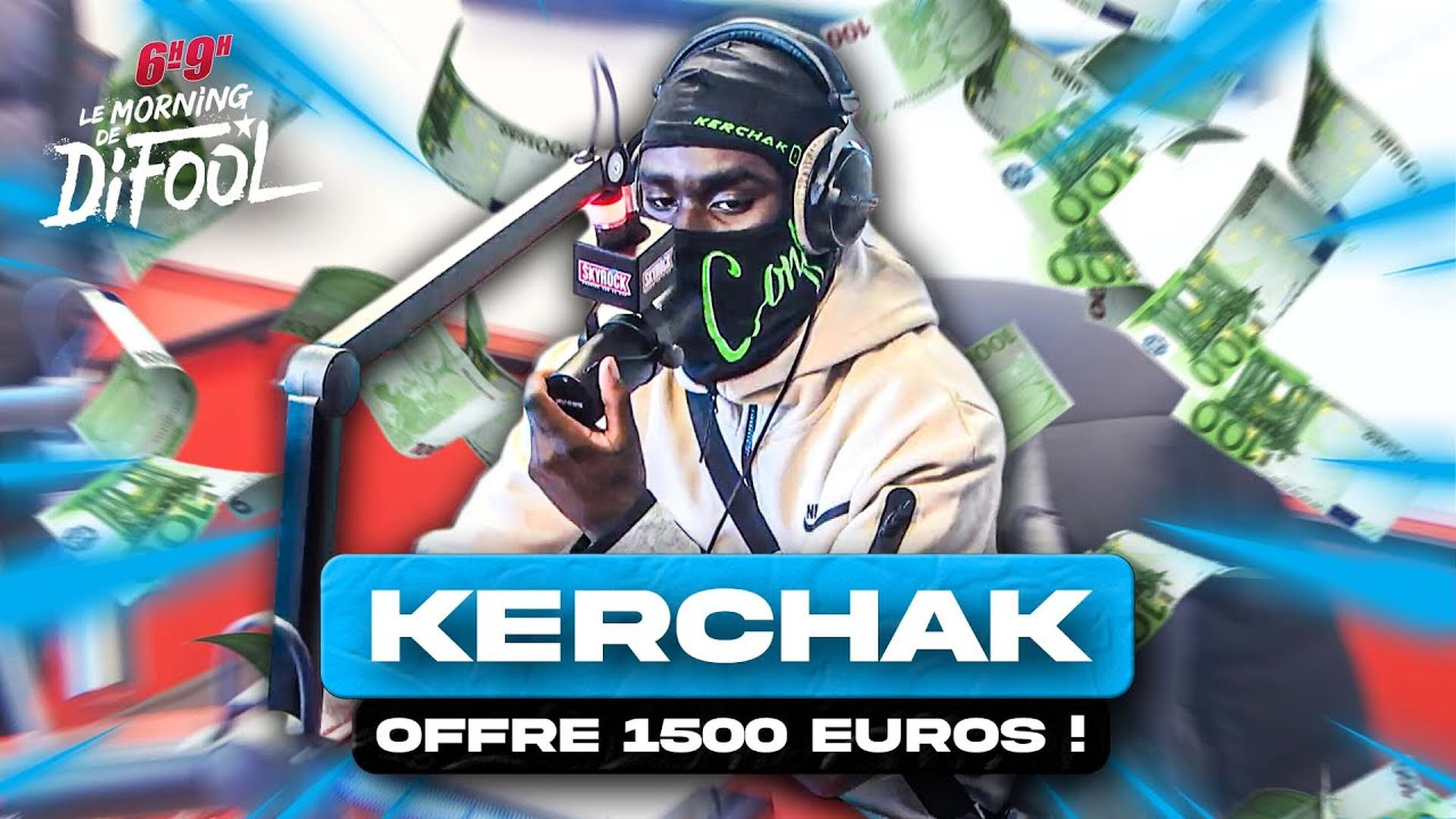 Kerchak bien en forme dans le Morning de Difool ! 