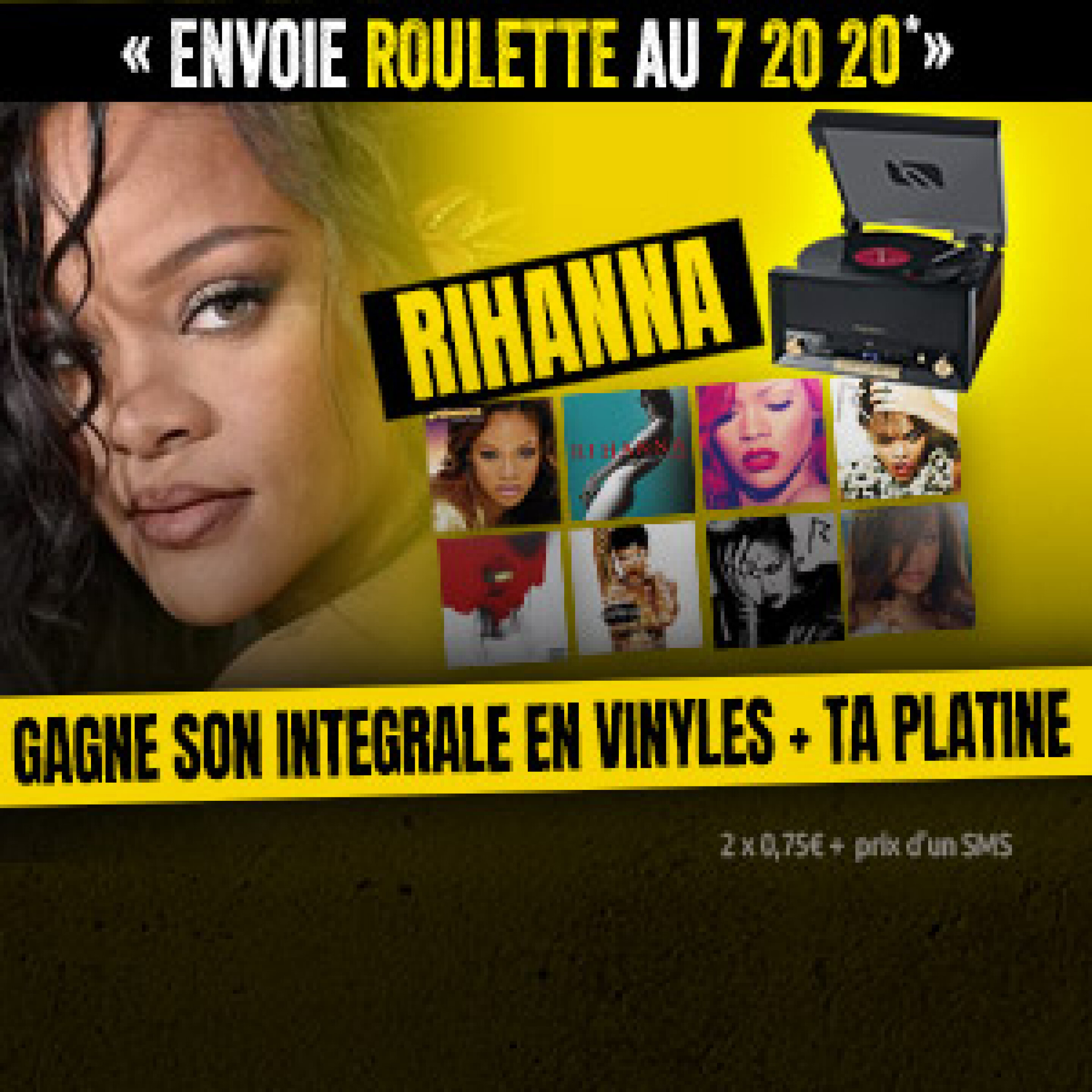 La roulette : L'intégrale en vinyles de Rihanna !!