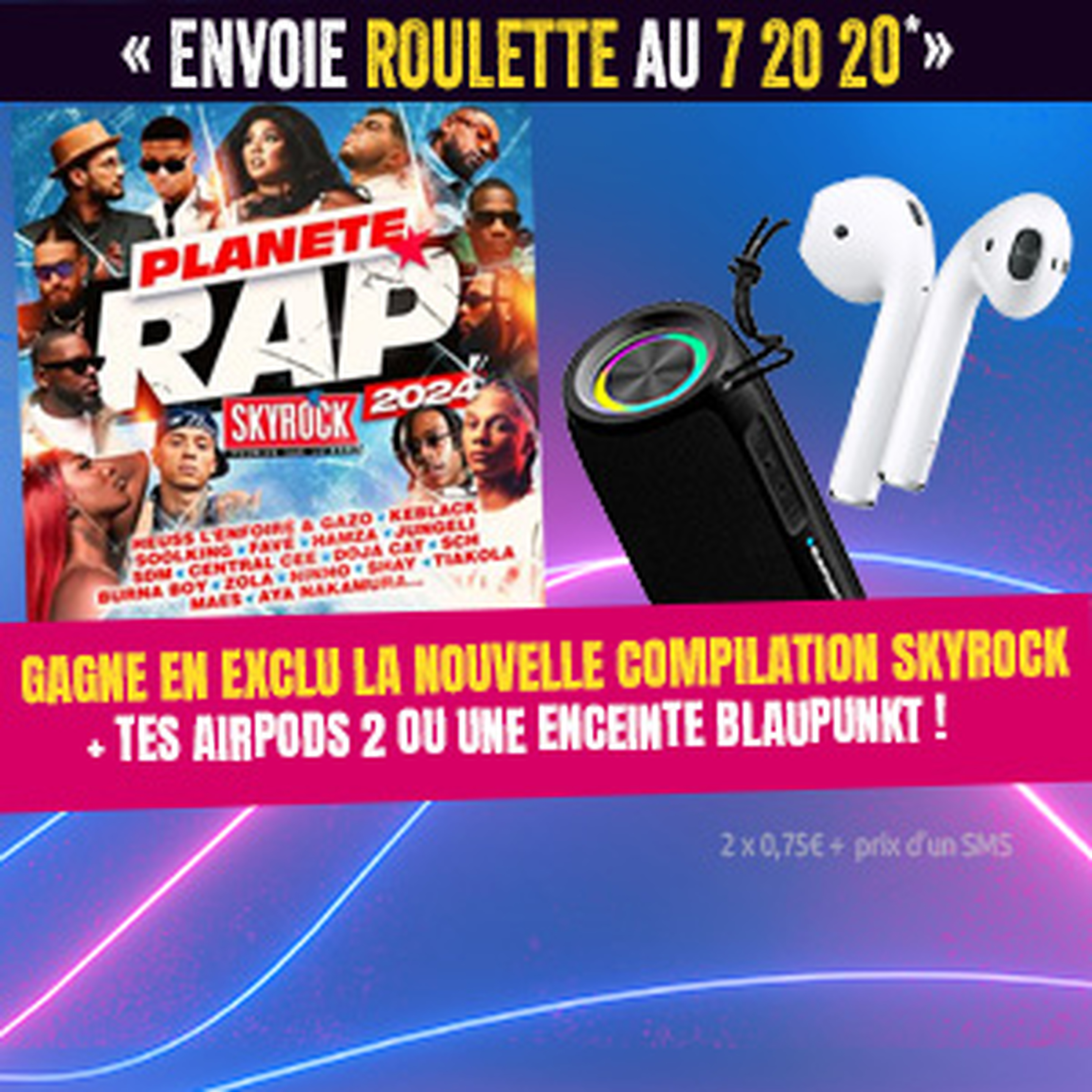 La roulette : ta compilation Planète Rap 2024 ! 