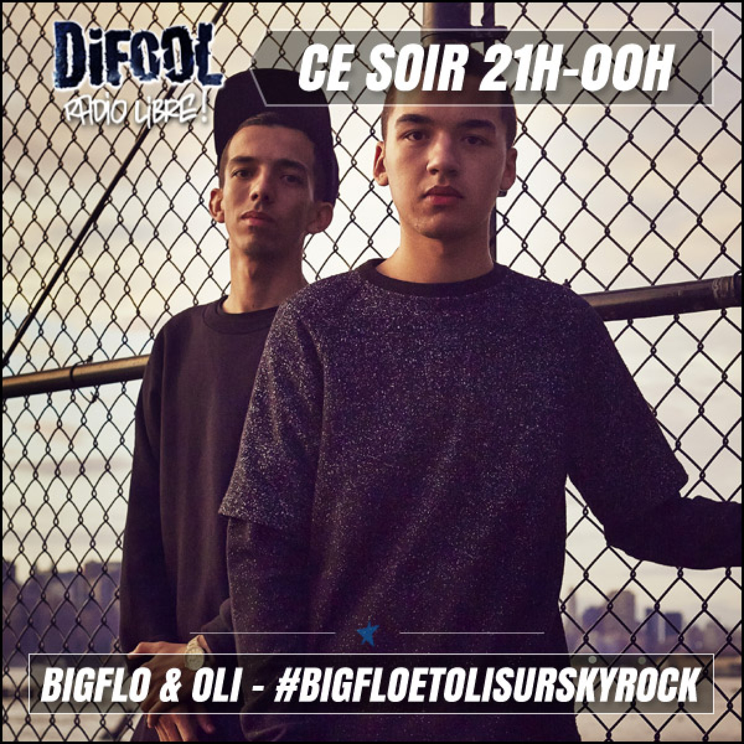 Ce soir, Difool reçoit BIGFLO & OLI 