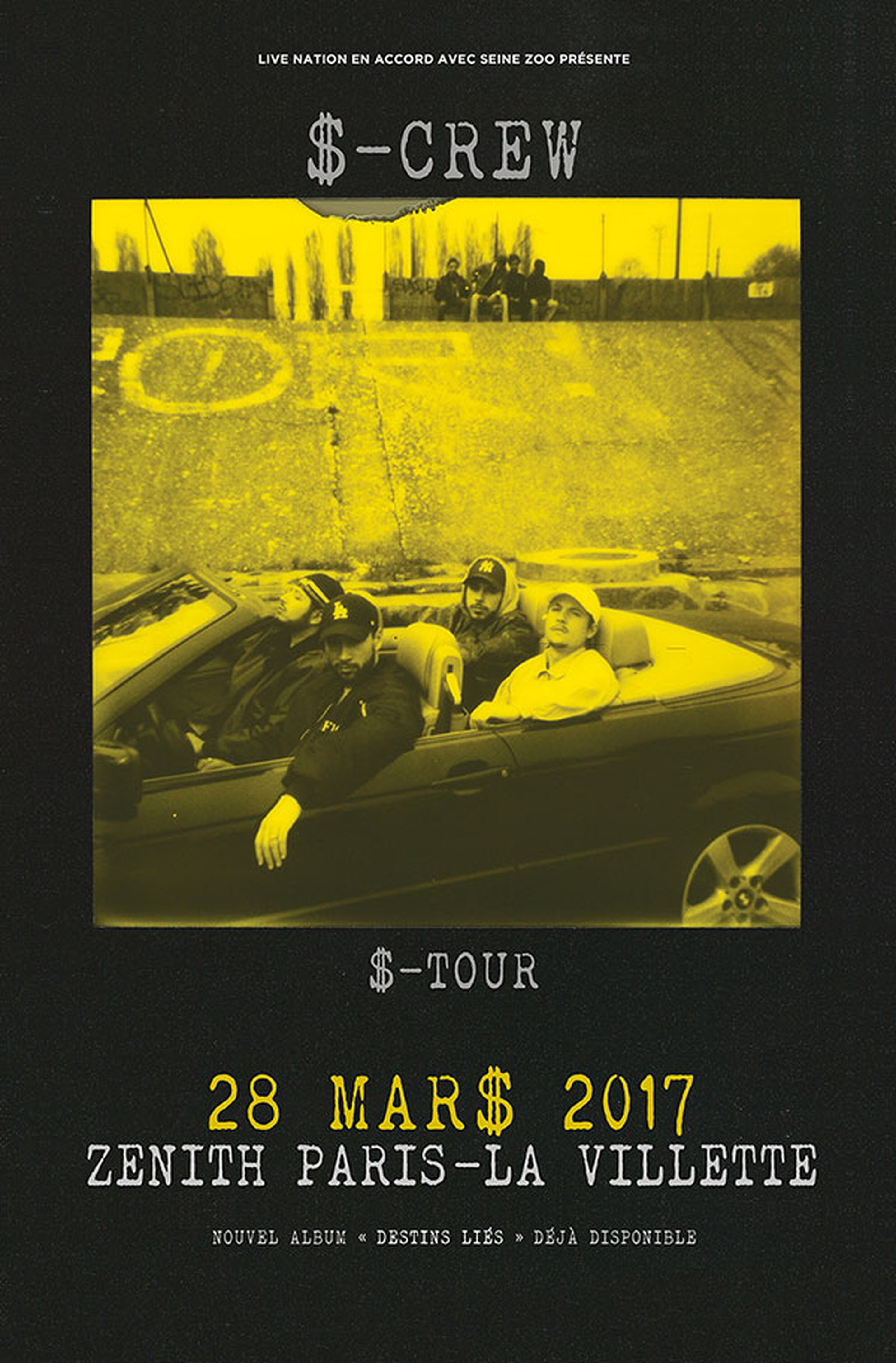 Le S-Crew en concert au Zénith de Paris !