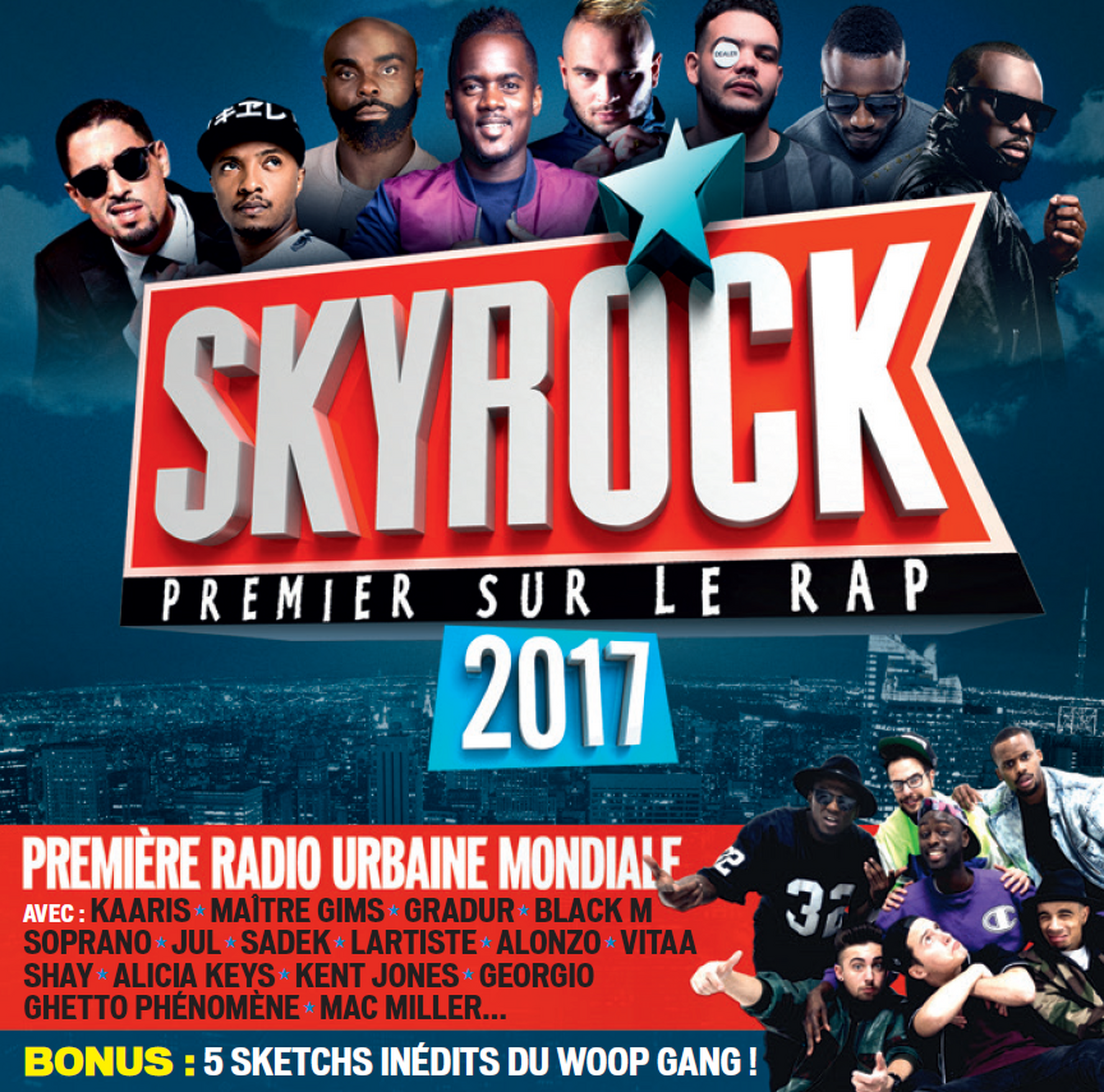 La compilation Skyrock 2017 dans les bacs !