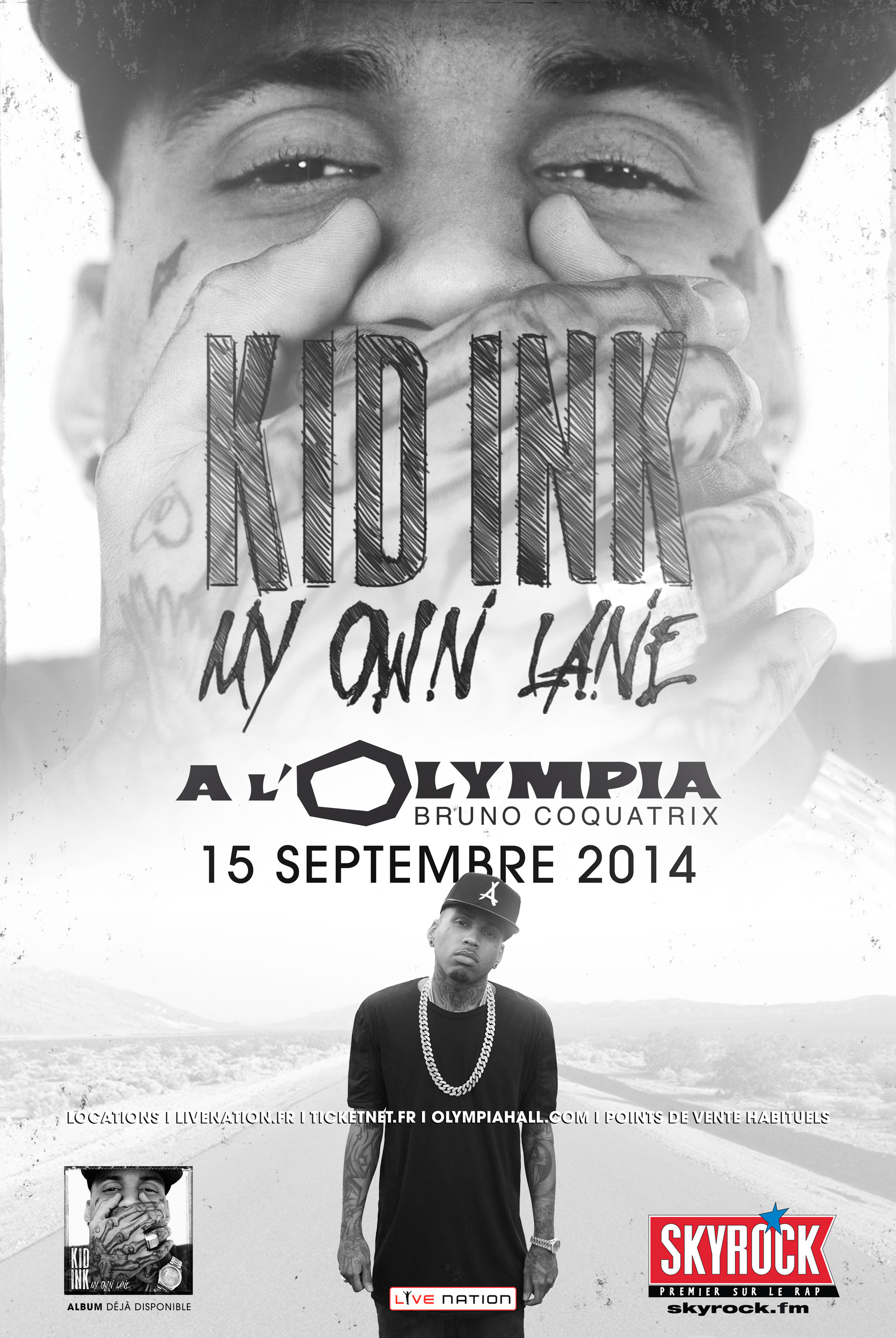 Kid Ink en tournée avec Skyrock