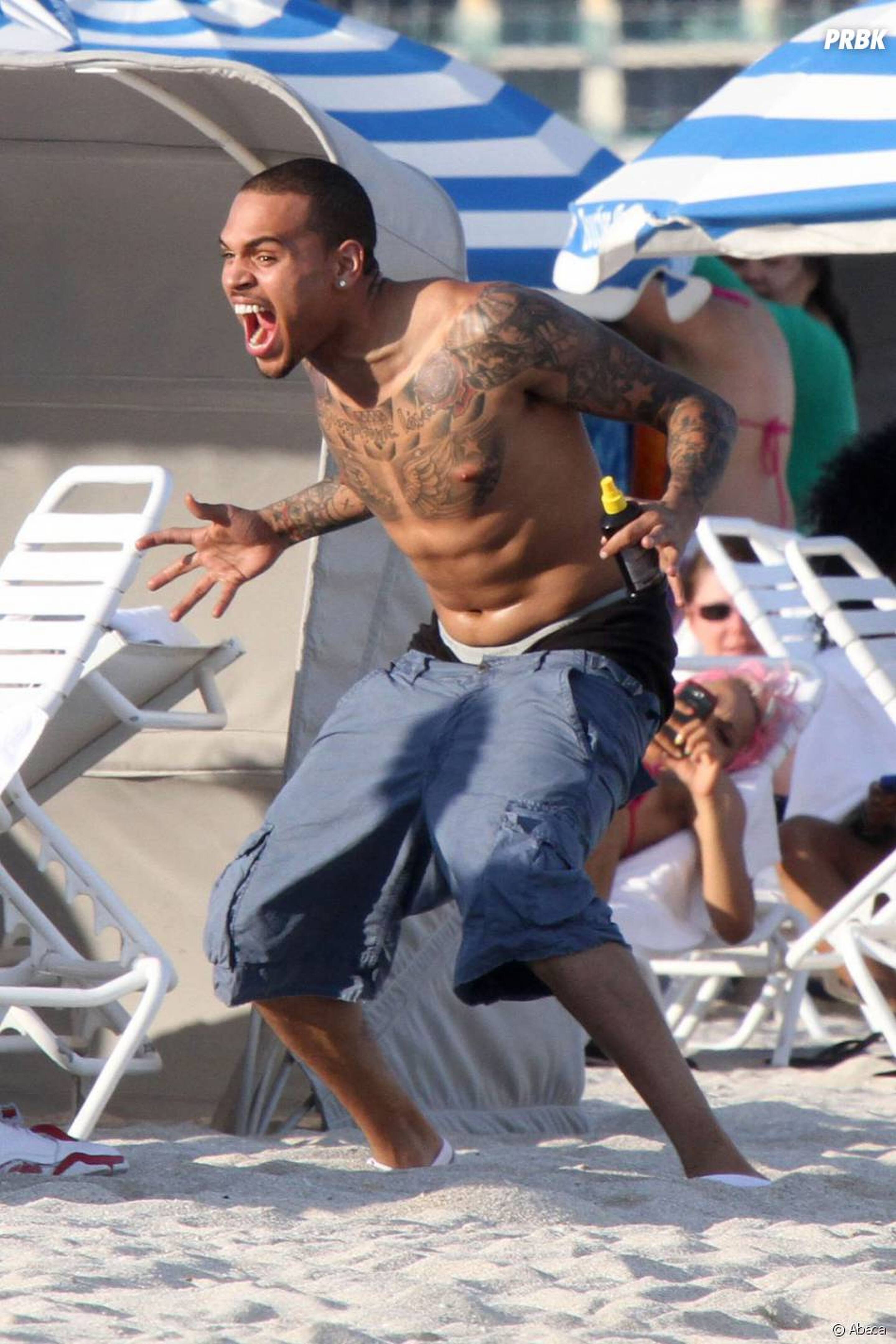 Chris Brown pas content !!!