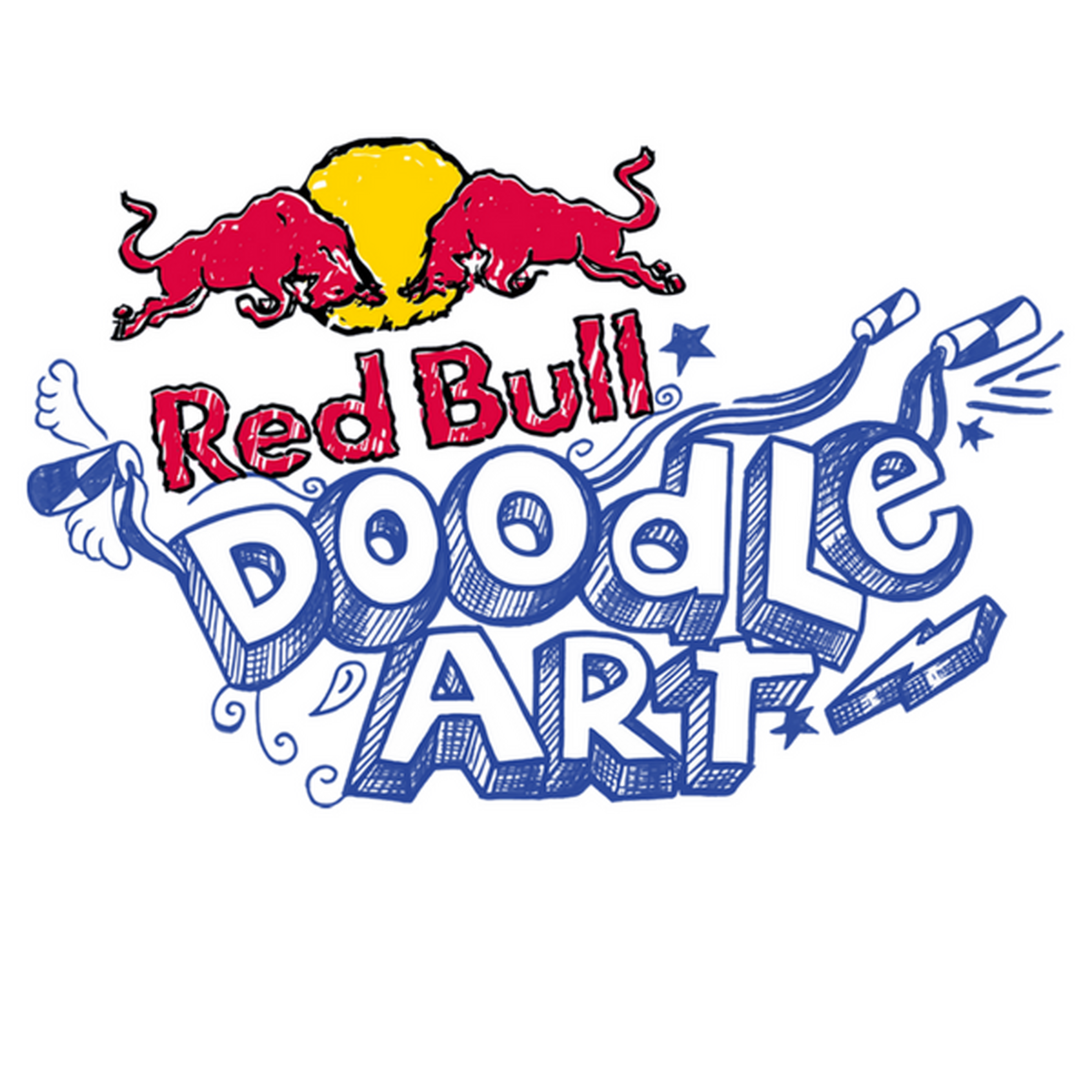 Red Bull Doodle Art !