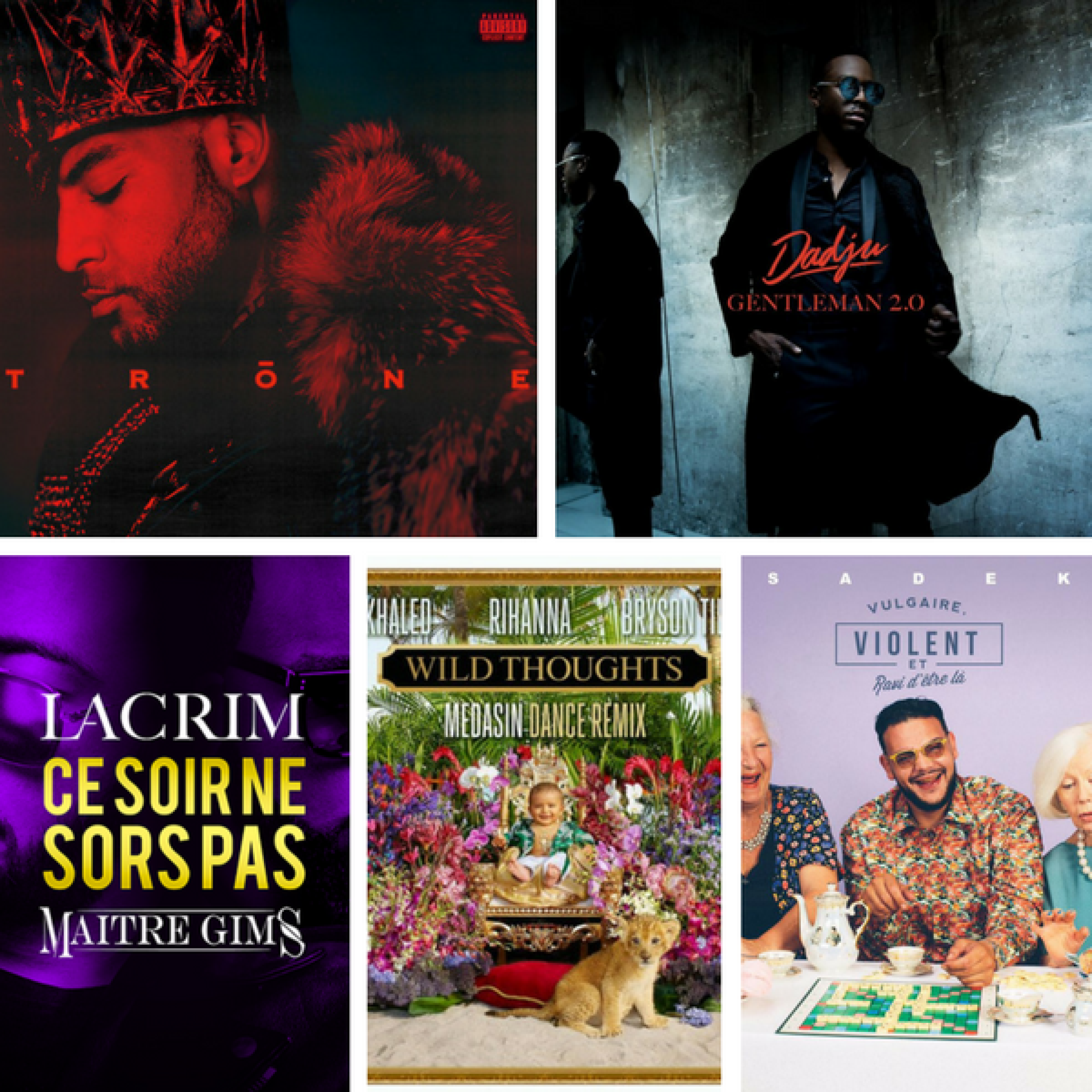 Certifications : Booba, Dadju, Lacrim, Sadek, DJ Khaled...
