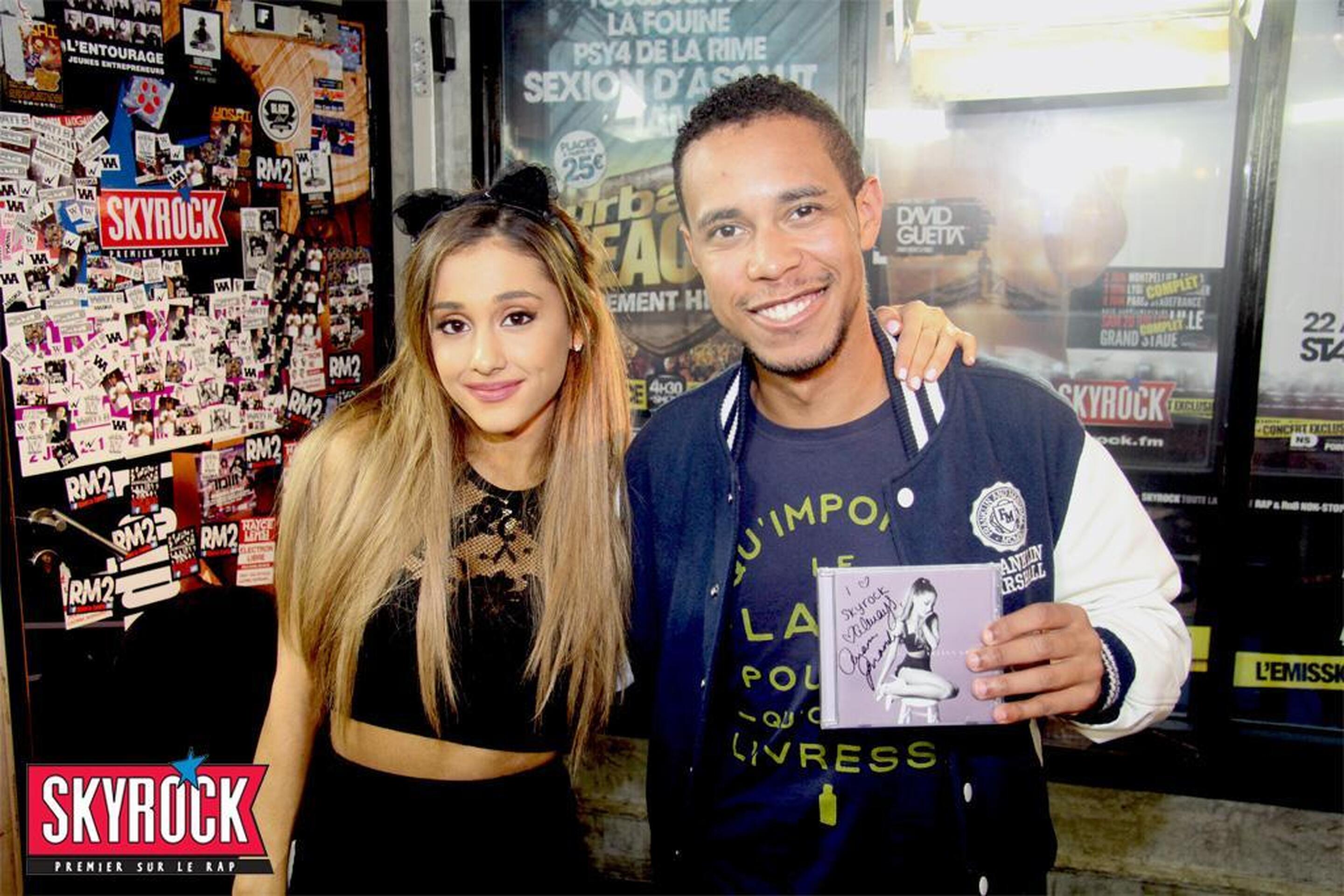 ARIANA GRANDE ITW SKYROCK