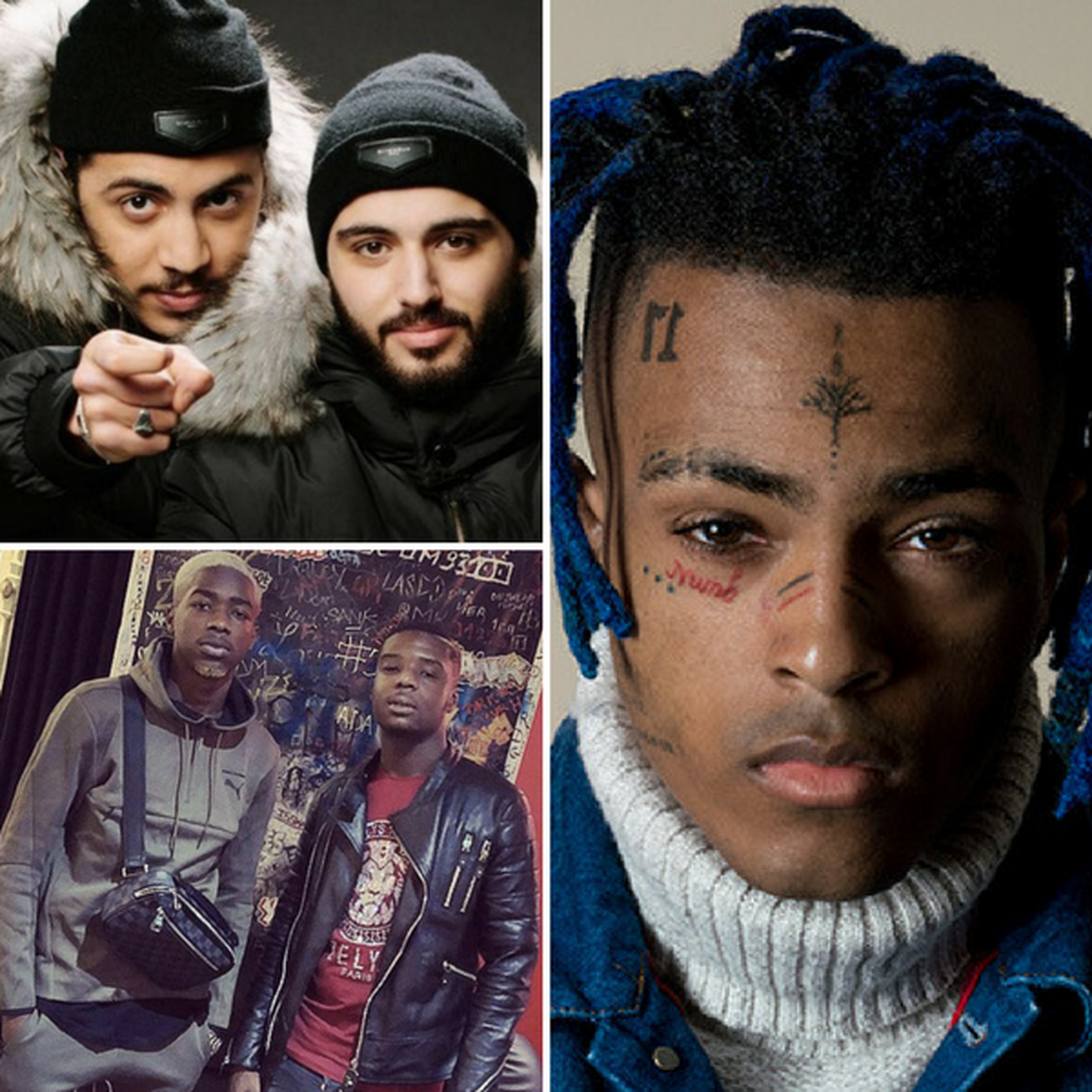 Entrées Playlist : Djadja & Dinaz, MHD & Ninho, XXXTENTACION