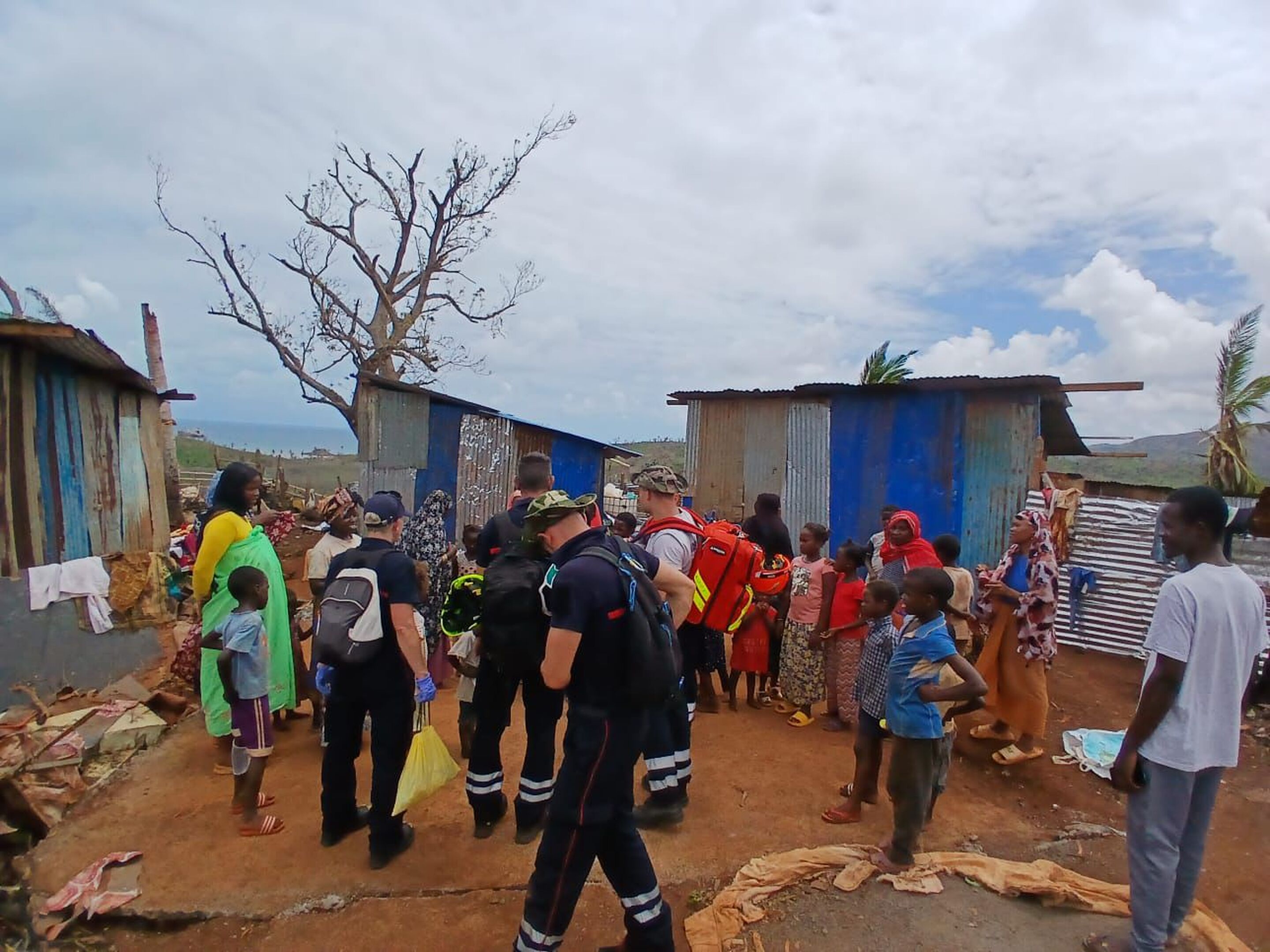 Les sapeurs-sauveteurs au chevet de Mayotte