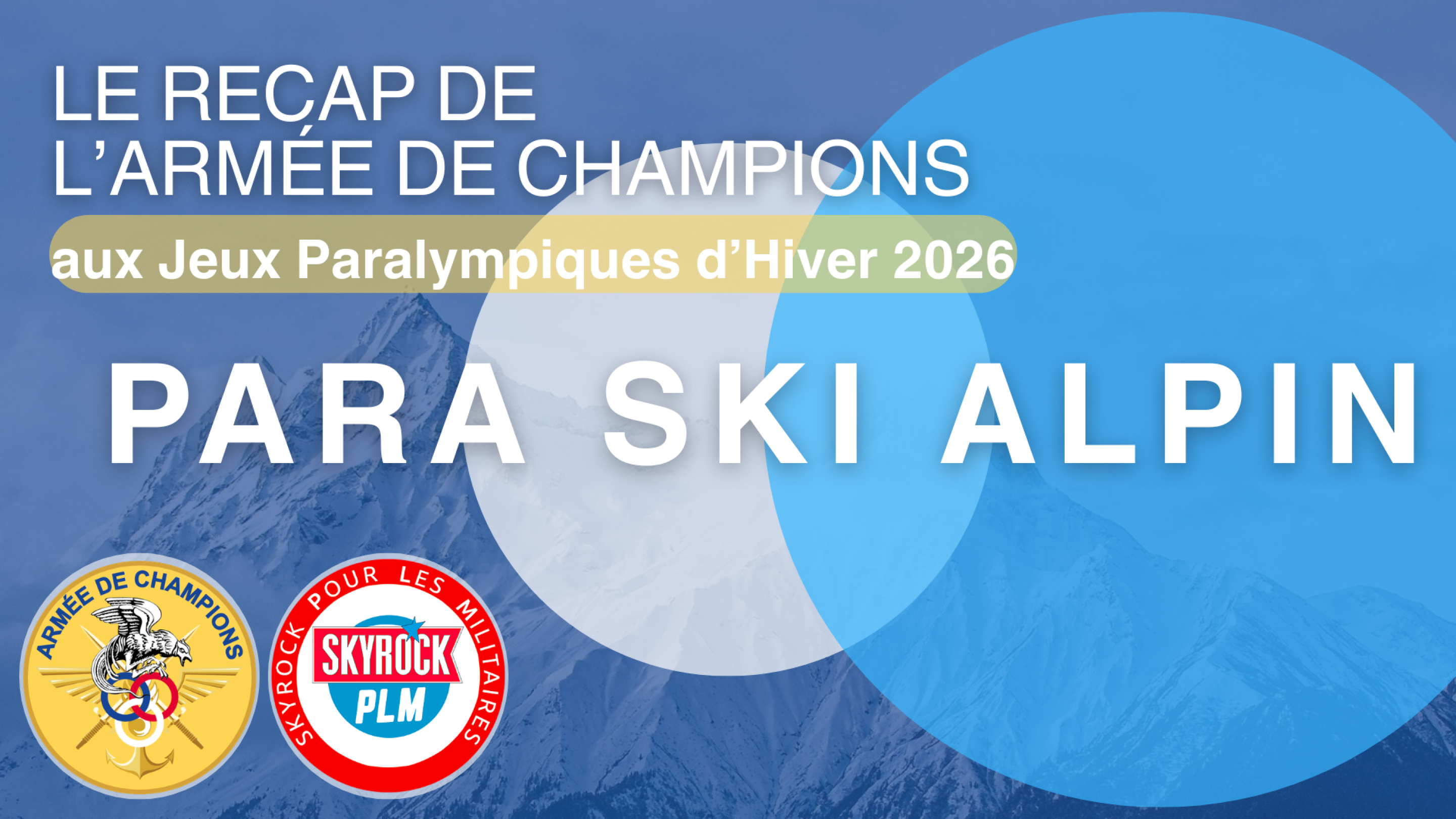 Récap des JP d'hiver 2026 en para Ski alpin